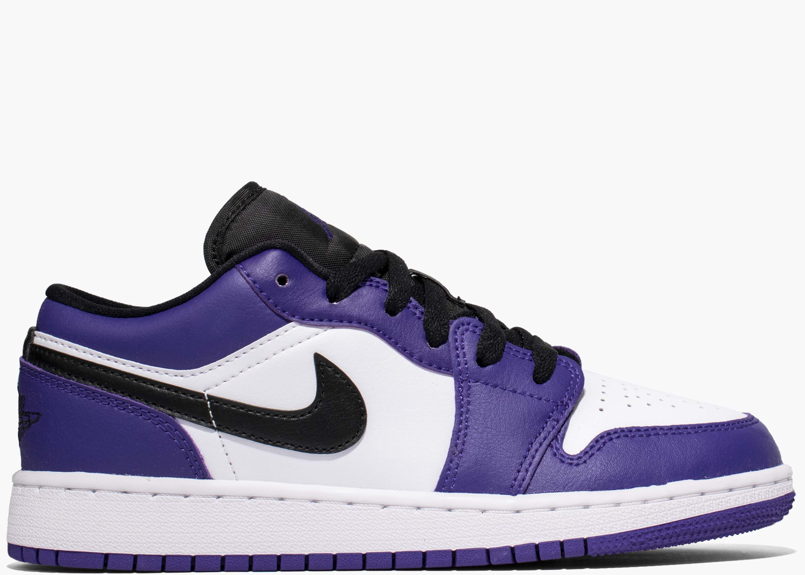 Nike Air Jordan 1 Low Gs Purple White 553560-500 hype clothinga limited edition