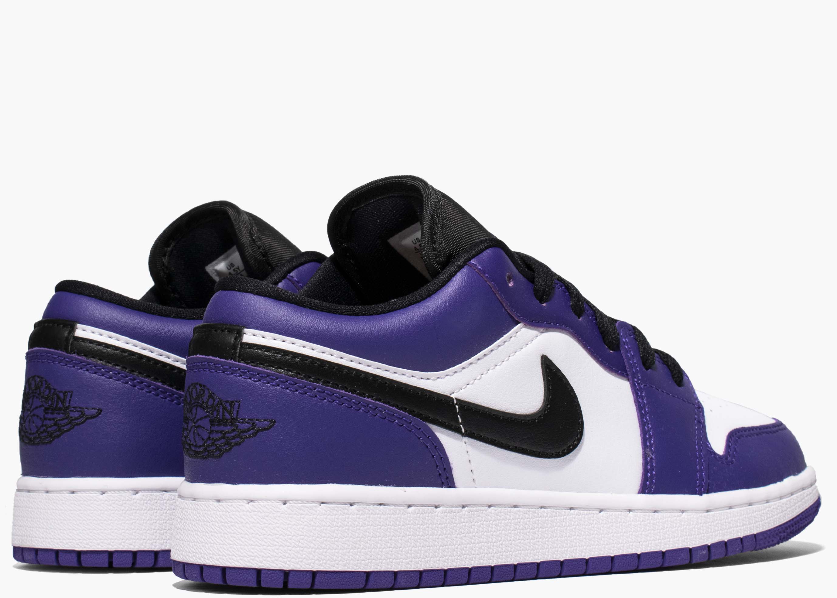 Nike Air Jordan 1 Low Gs Purple White 553560-500 hype clothinga limited edition