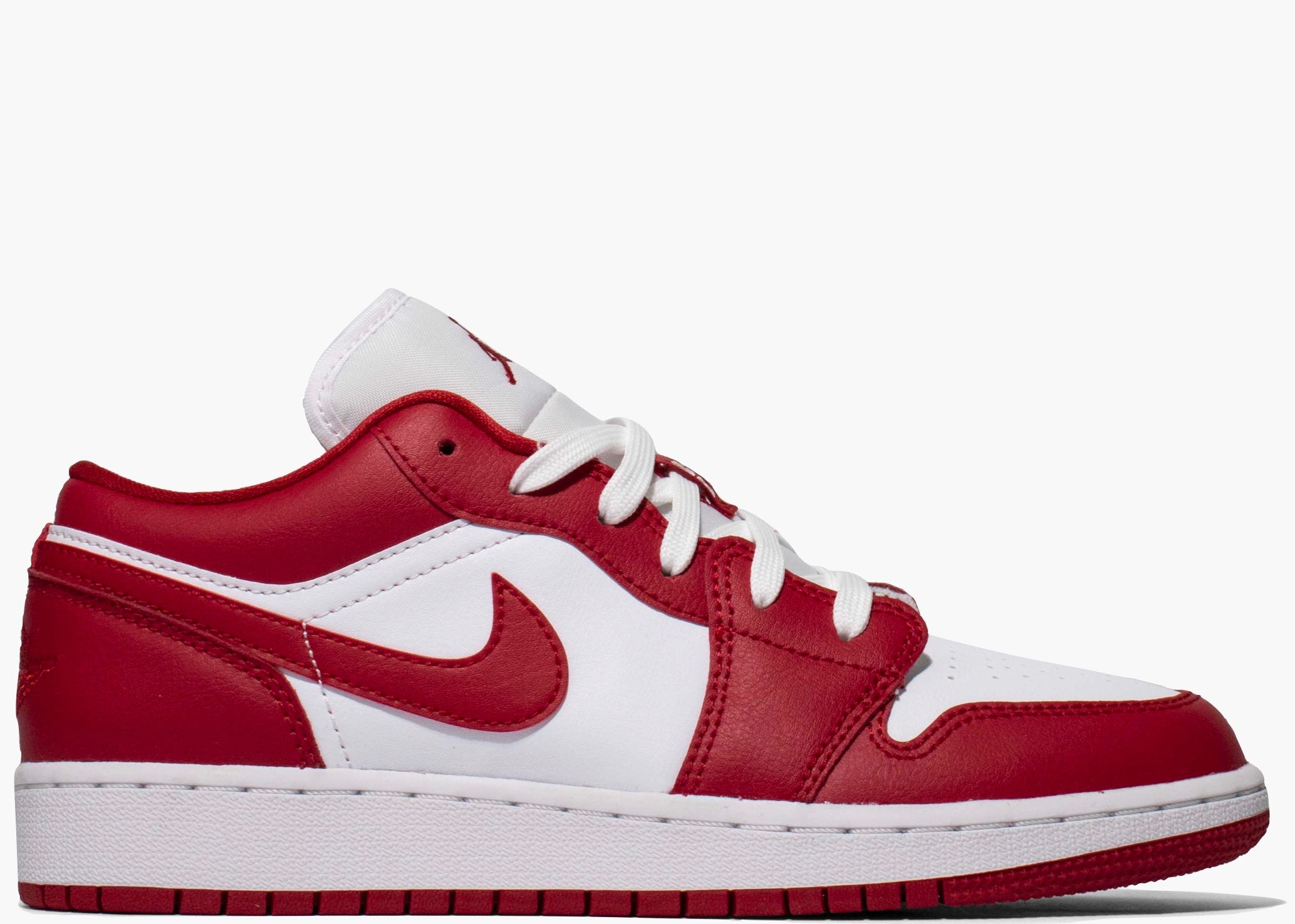 Nike Air Jordan 1 Low Gym Red White (gs) 553560-611 Hype Clothinga Limited Edition