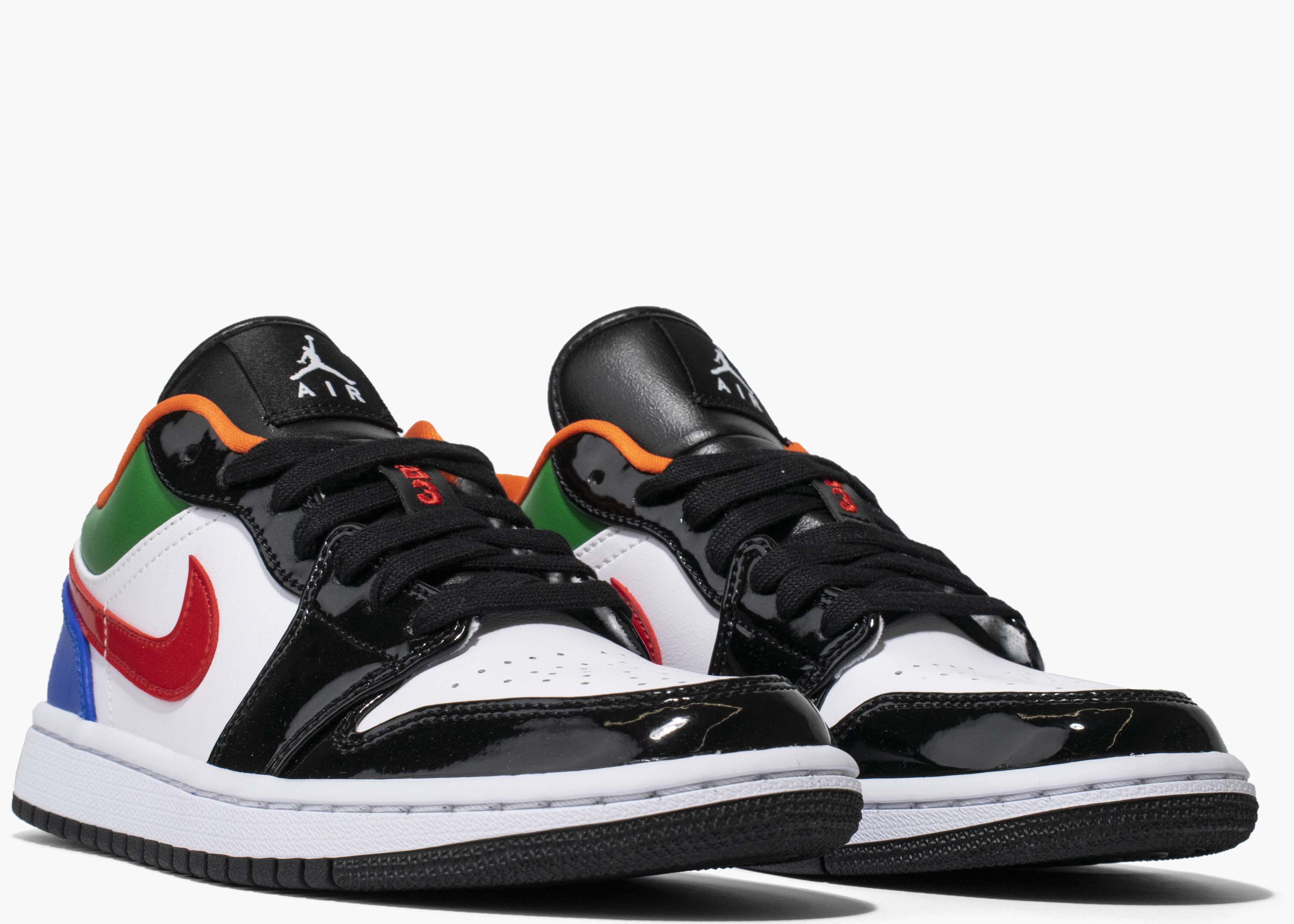 Nike Air Jordan 1 Low Multi-color Black Toe (w) CZ4776-101 Hype Clothinga Limited Edition
