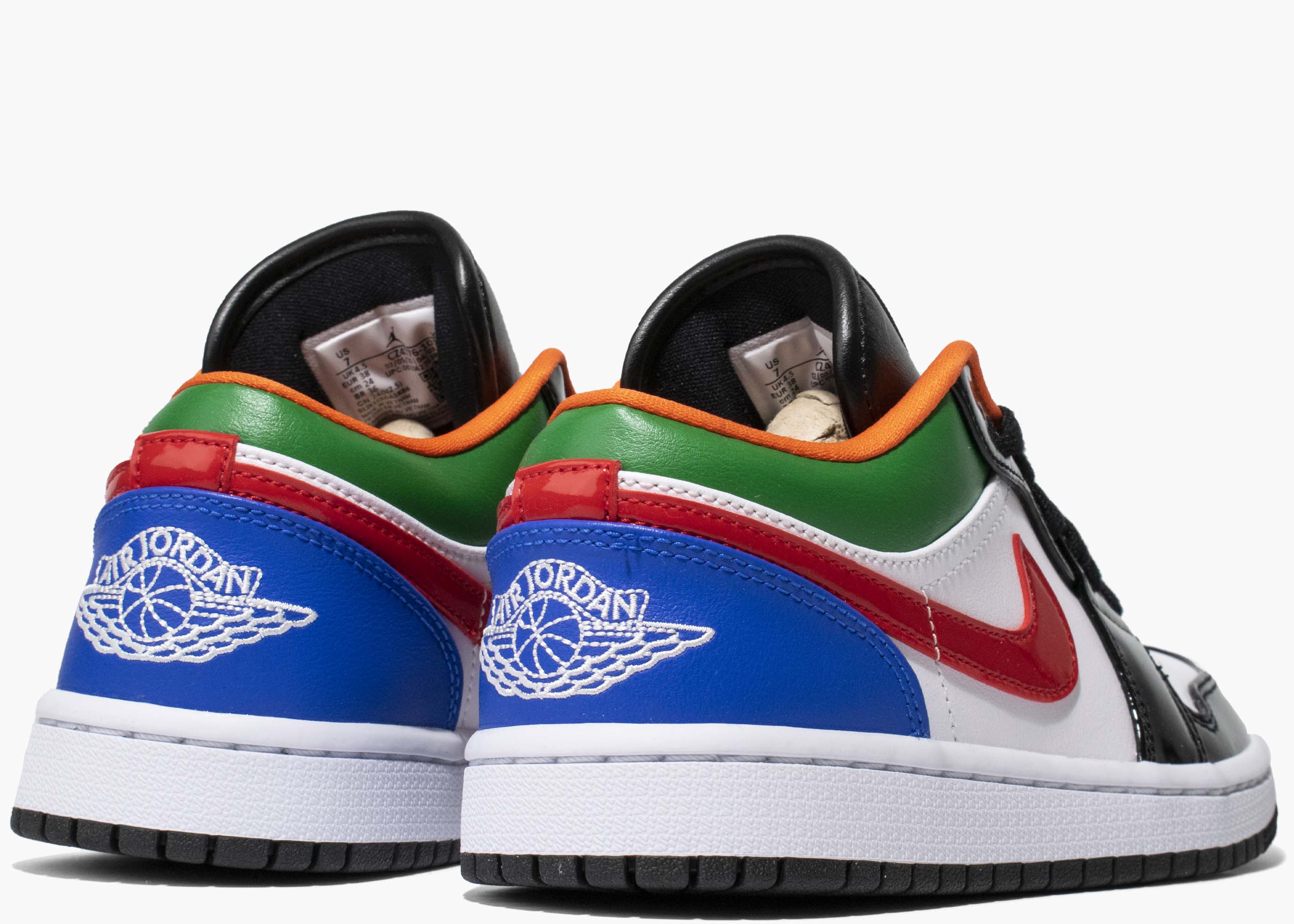 Nike Air Jordan 1 Low Multi-color Black Toe (w) CZ4776-101 Hype Clothinga Limited Edition