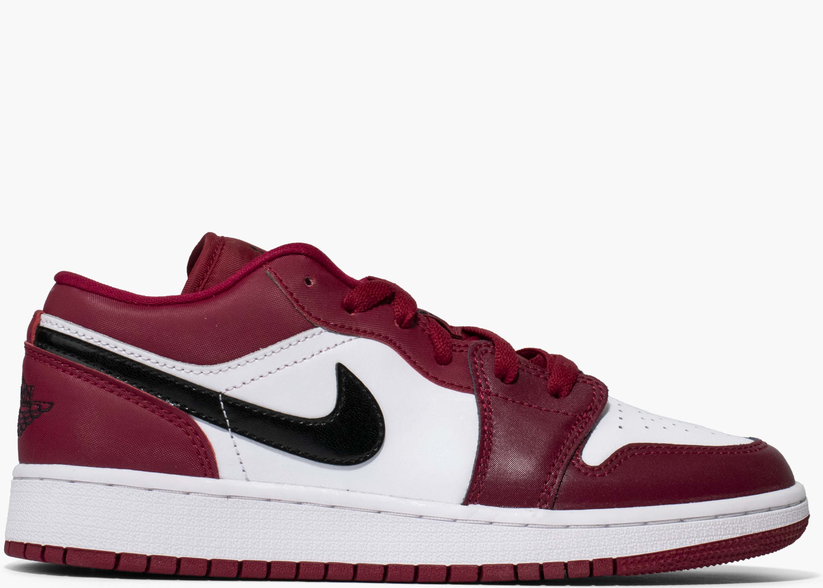 Nike Air Jordan 1 Low Noble Red (gs) Hype Clothinga Limited Edition