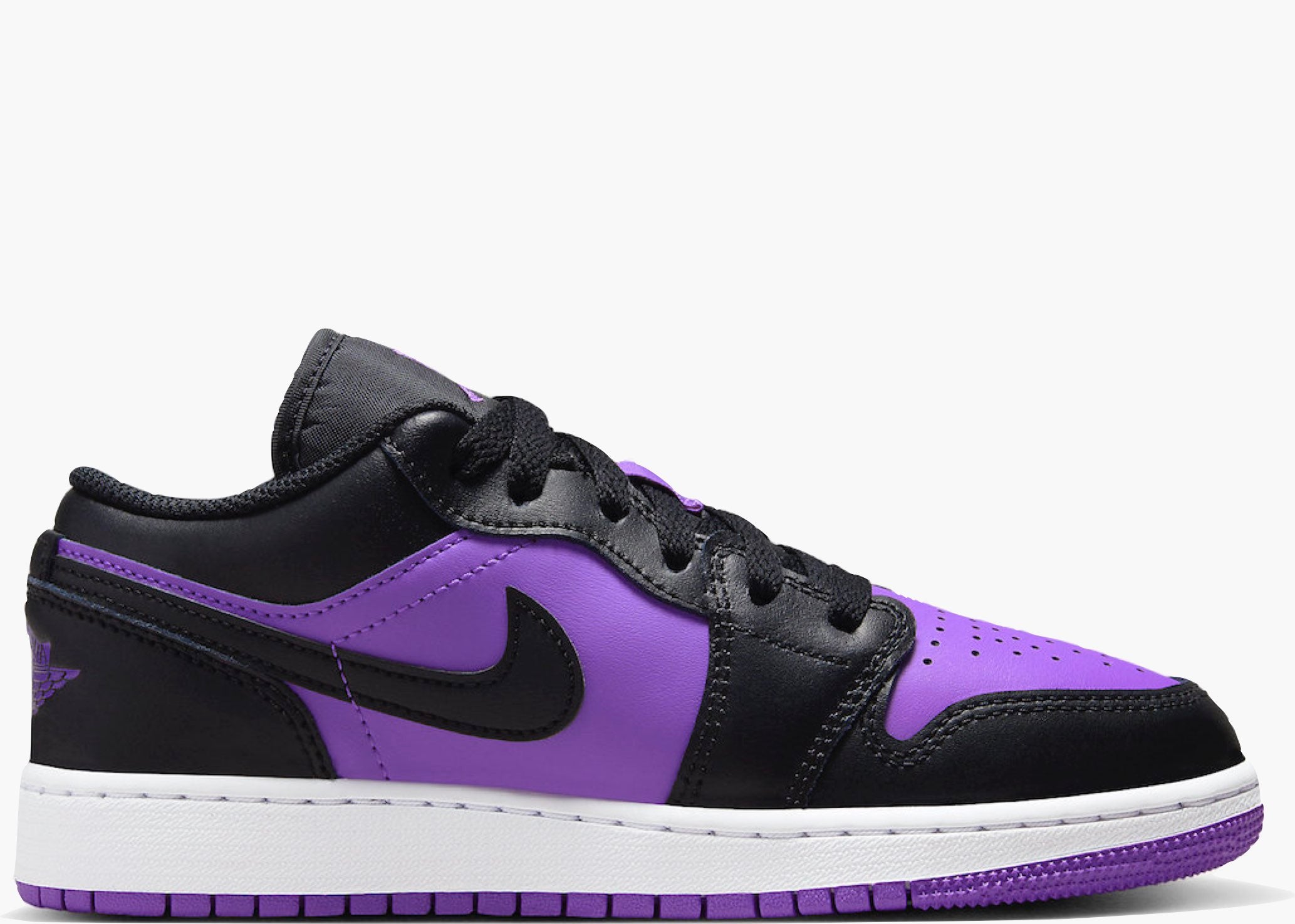 Nike Air Jordan 1 Low Purple Venom (GS) 553560-505 Hype Clothinga Limited Edition