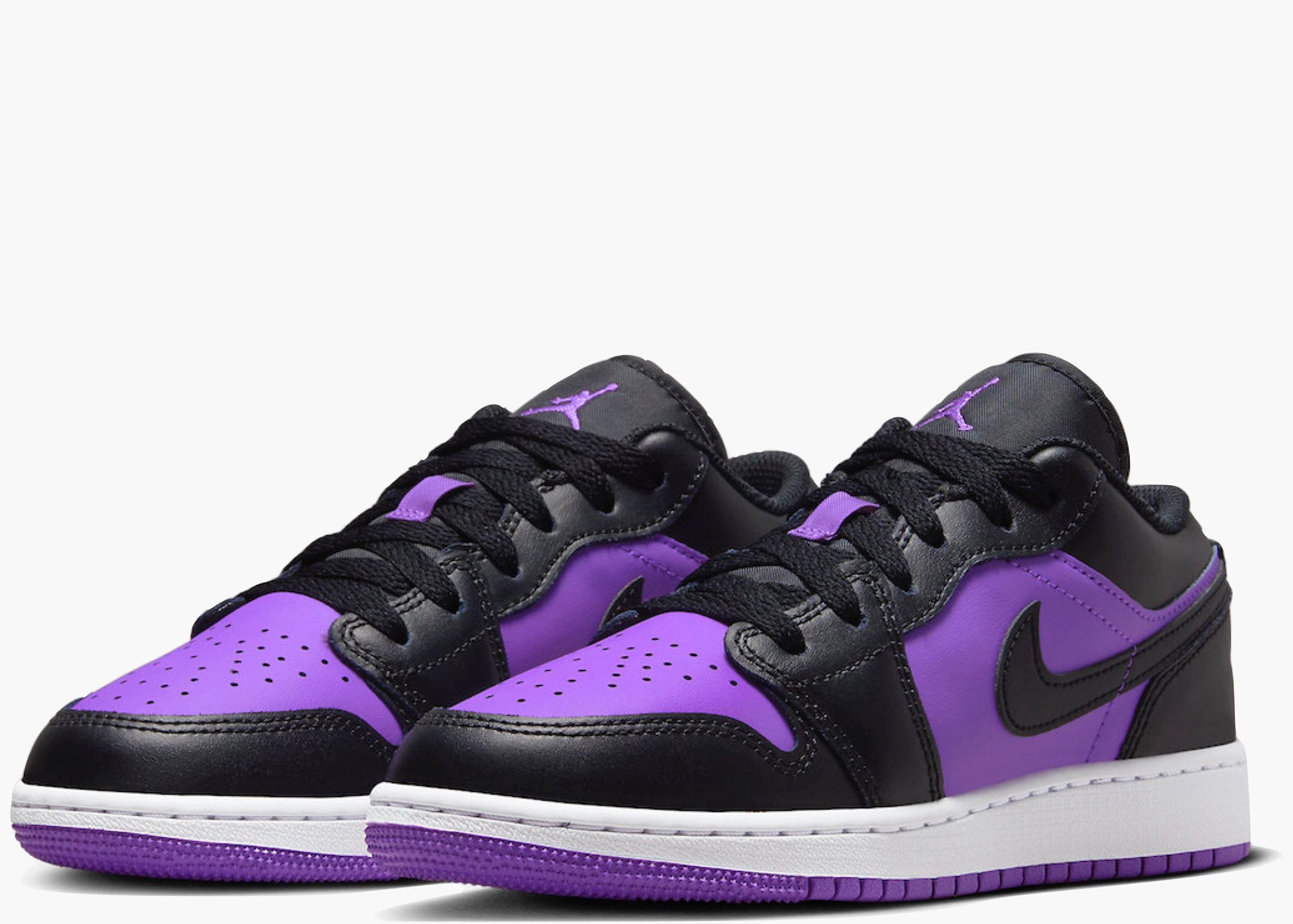 Nike Air Jordan 1 Low Purple Venom (GS) 553560-505 Hype Clothinga Limited Edition