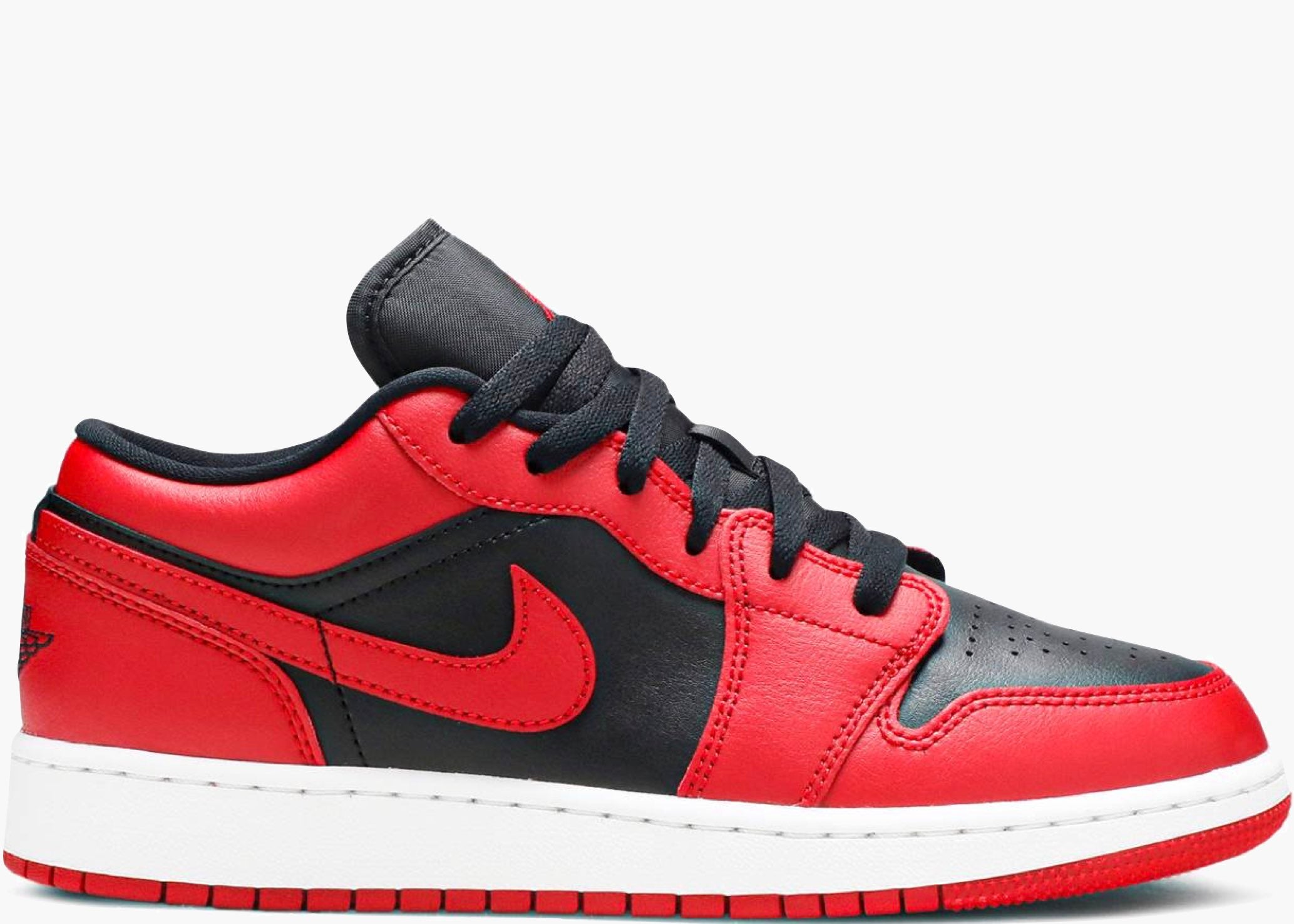 Nike Air Jordan 1 Low Reverse Bred (gs) 553560-606 Hype Clothinga
