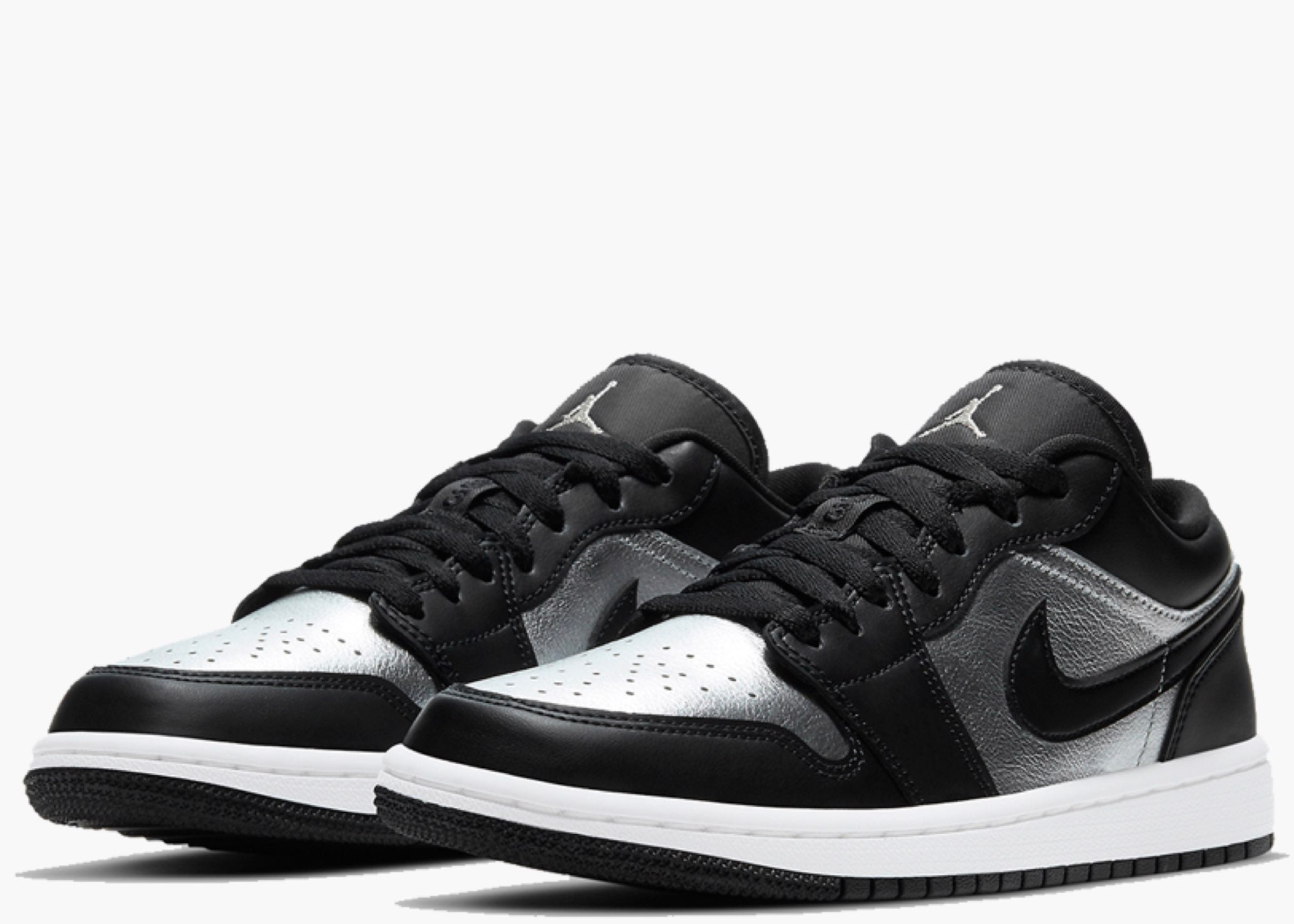 Nike Air Jordan 1 Low SE Black Metallic Silver (W) DA5551-001 Hype Clothinga Limited Edition