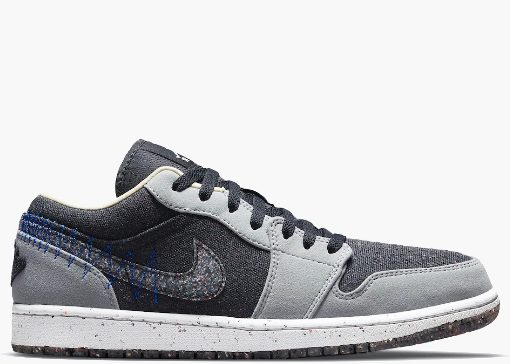 Nike Air Jordan 1 Low SE Crater Black Grey | Hype Clothinga
