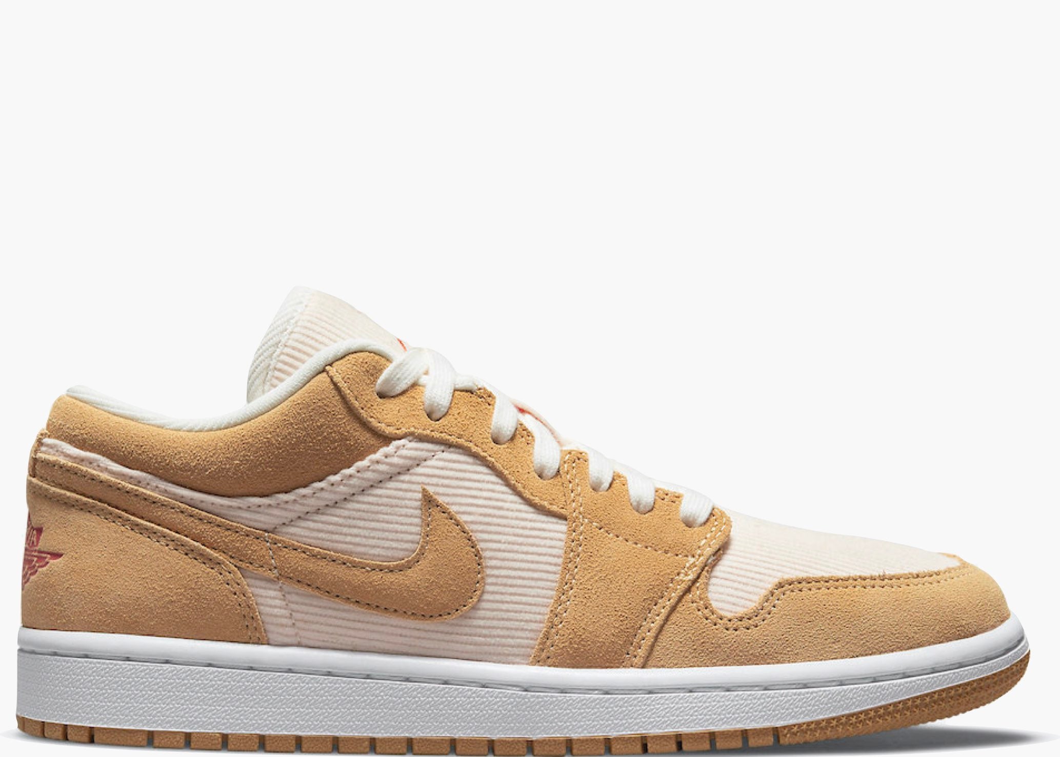 Nike Air Jordan 1 Low SE Twine Orange Quartz Corduroy (W) Hype Clothinga Limited Edition