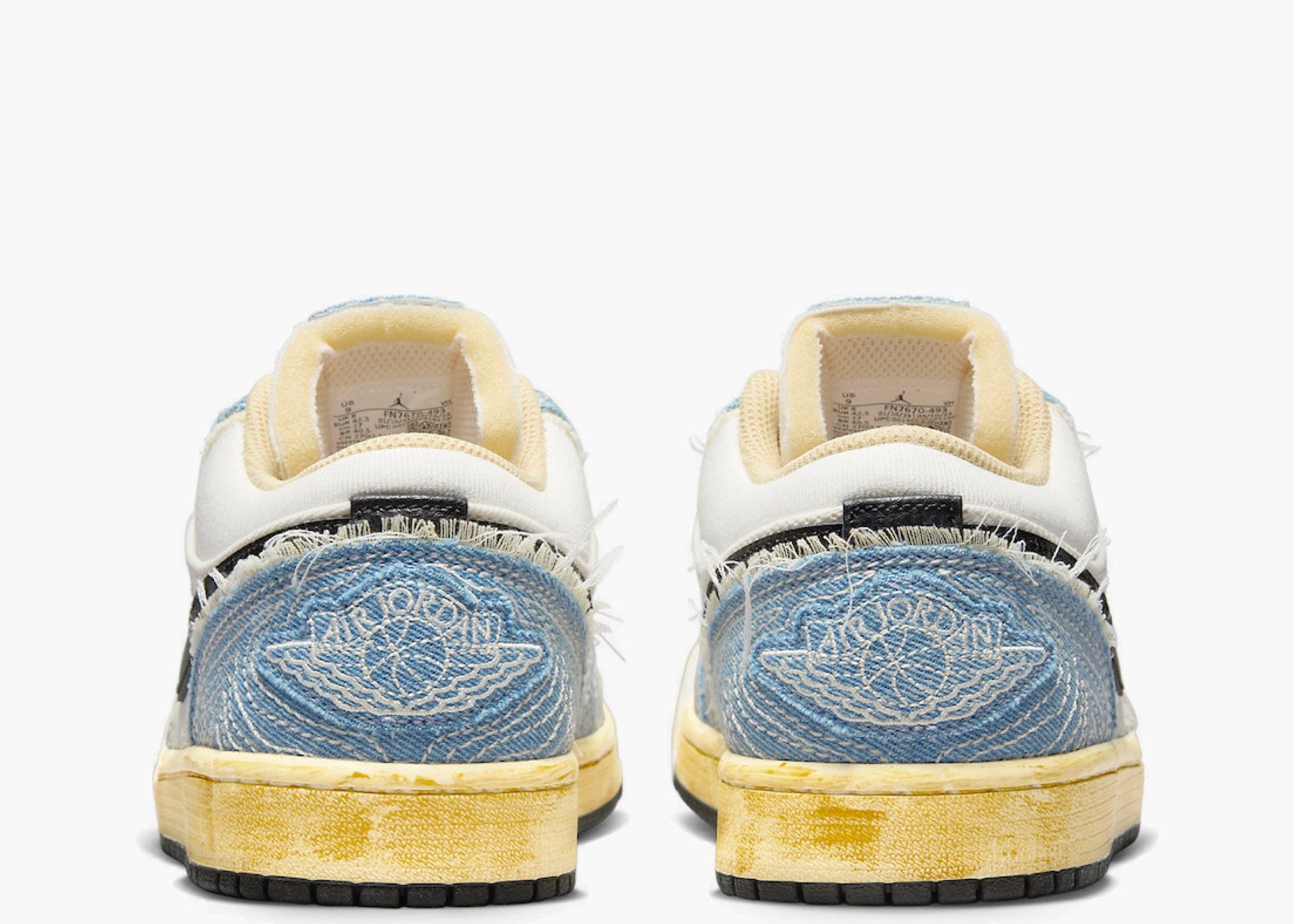 Nike Air Jordan 1 Low SE WRMK Sashiko Denim FN7670-493 Hype Clothinga Limited Edition