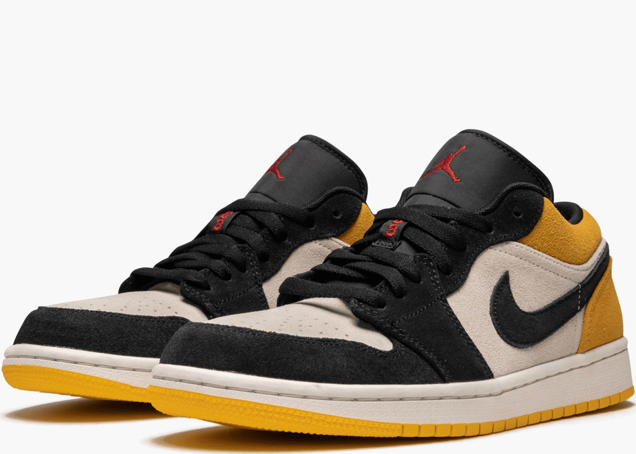 Nike Air Jordan 1 Low Sail University Gold Black 553558-127 Hype Clothinga