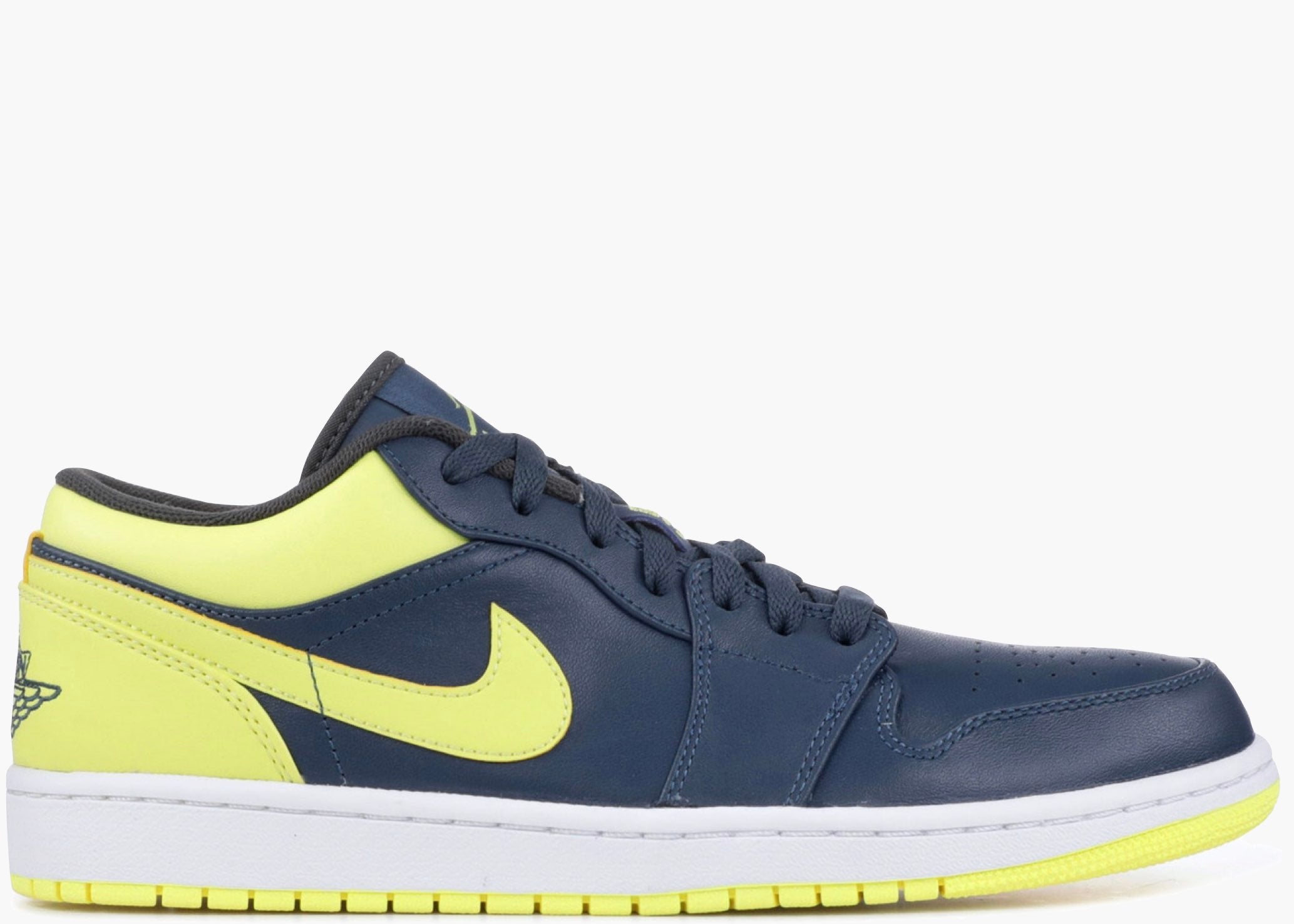 Nike Air Jordan 1 Low Squadon Blue Electric Yellow 553558-417 Hype Clothinga Limited Edition