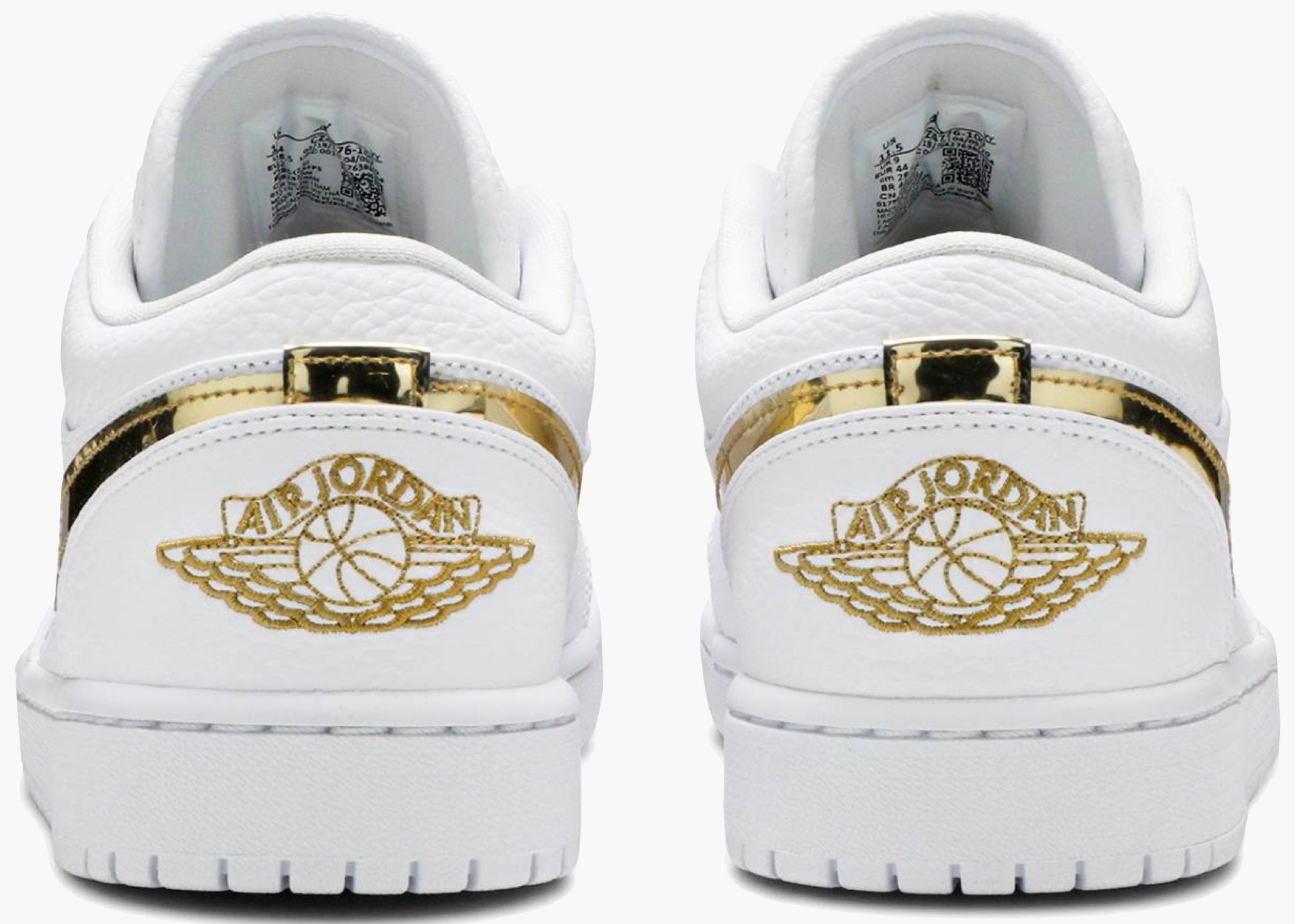Nike Air Jordan 1 Low White Metallic Gold (w) CZ4776-100 Hype Clothinga