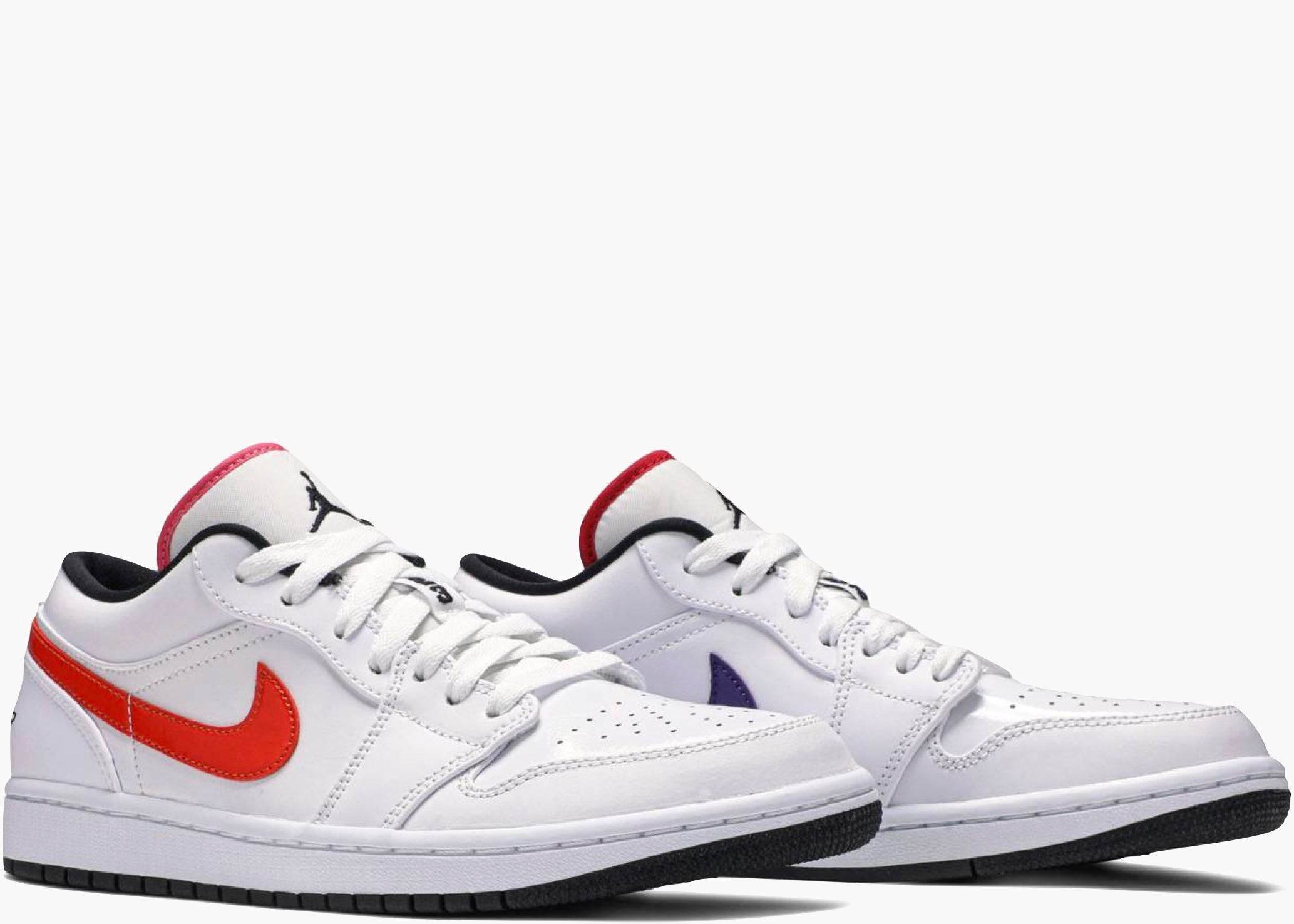 Nike Air Jordan 1 Low White Multi-color CW7009-100 Hype Clothinga