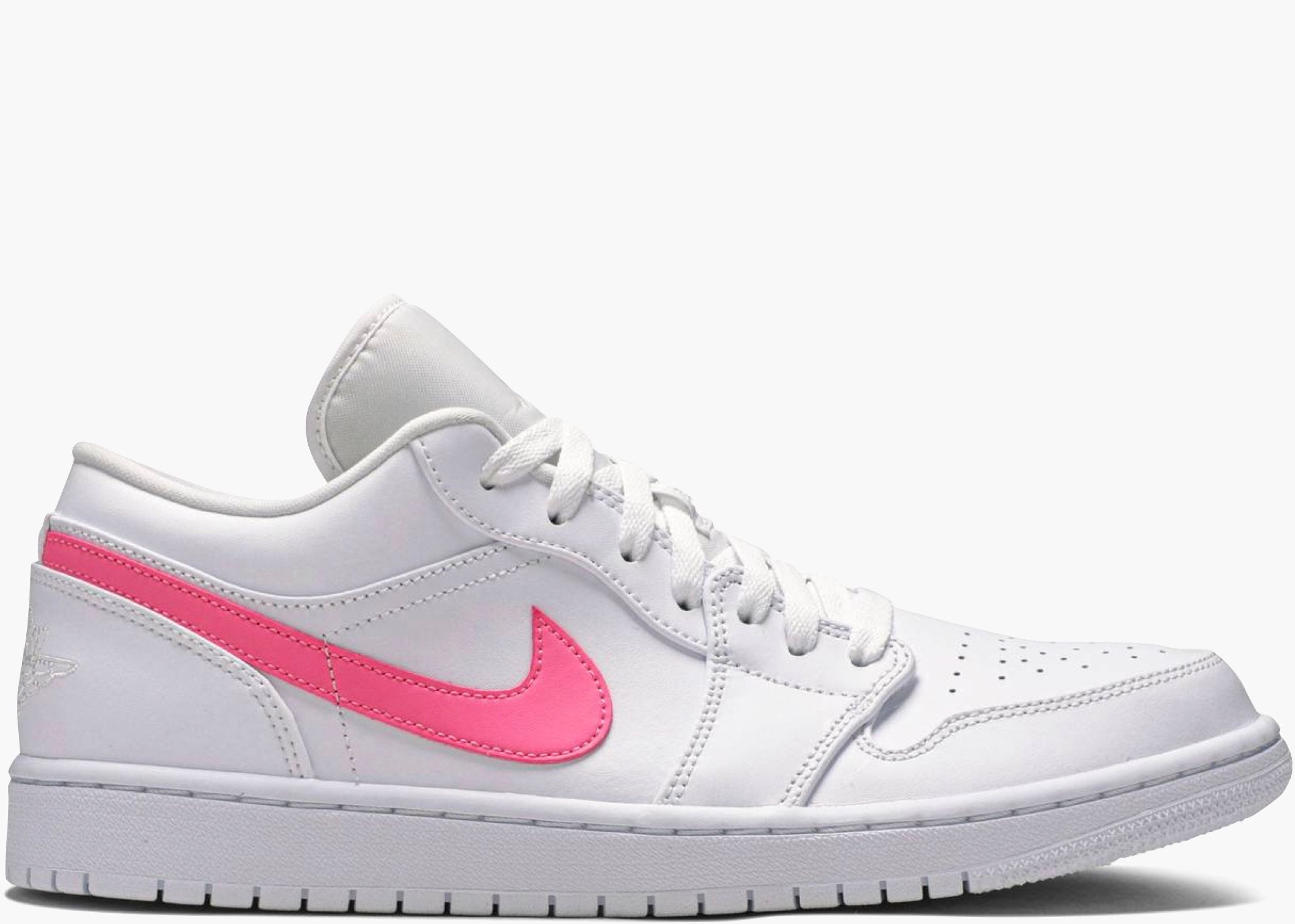 Nike Air Jordan 1 Low White Multi-color Swoosh CW7033-100 Hype Clothinga