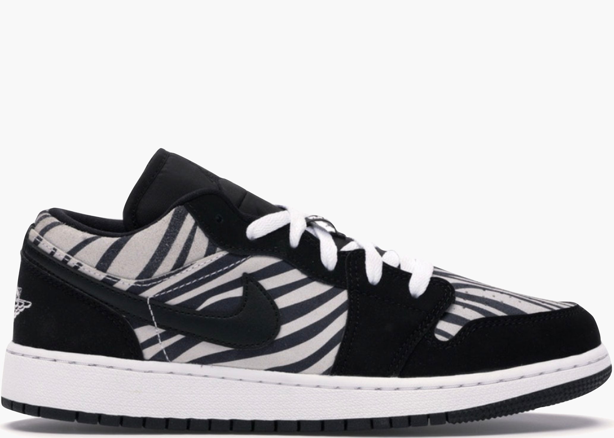 Nike Air Jordan 1 Low Zebra (gs) 553560-057 Hype Clothinga