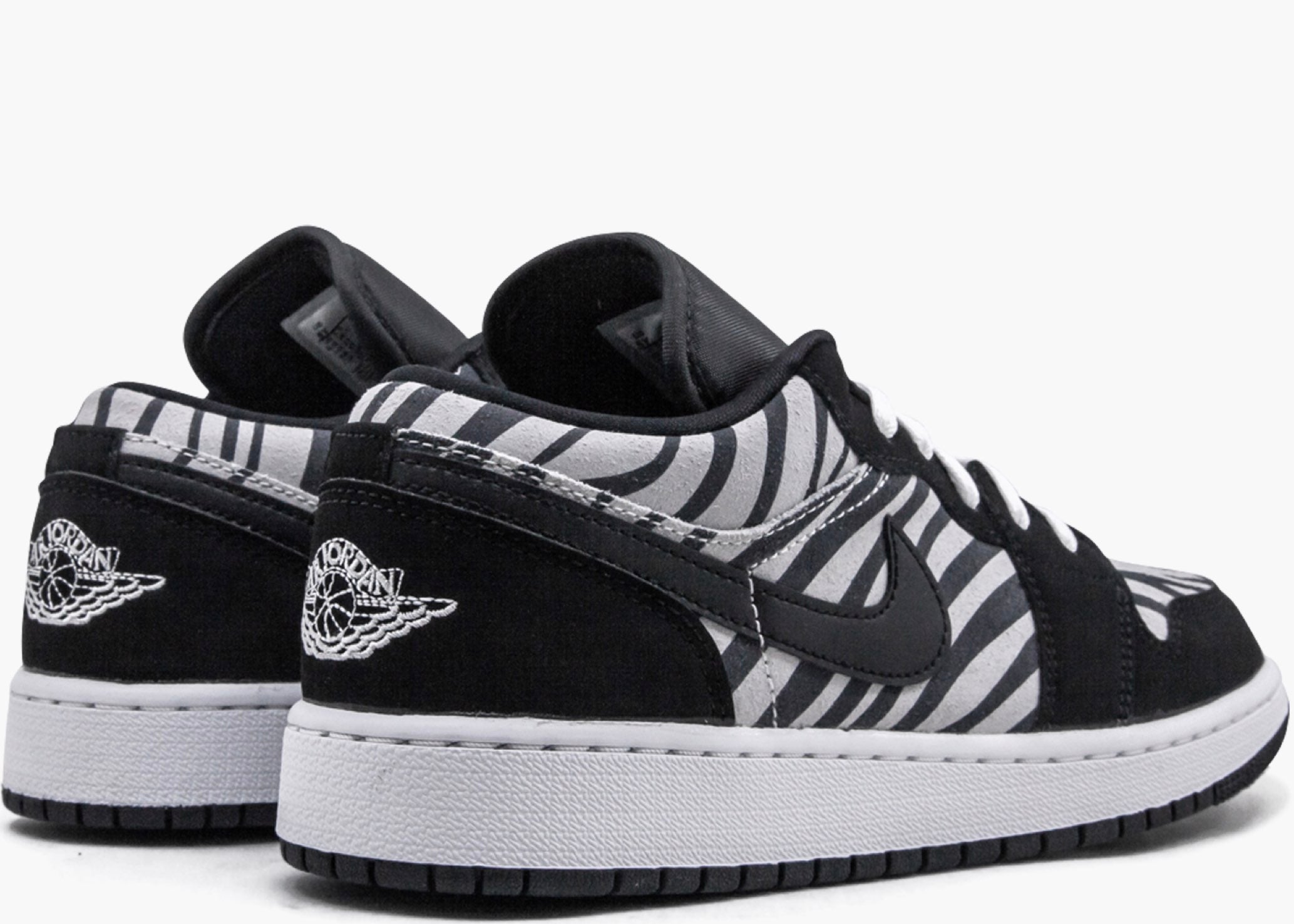 Nike Air Jordan 1 Low Zebra (gs) 553560-057 Hype Clothinga