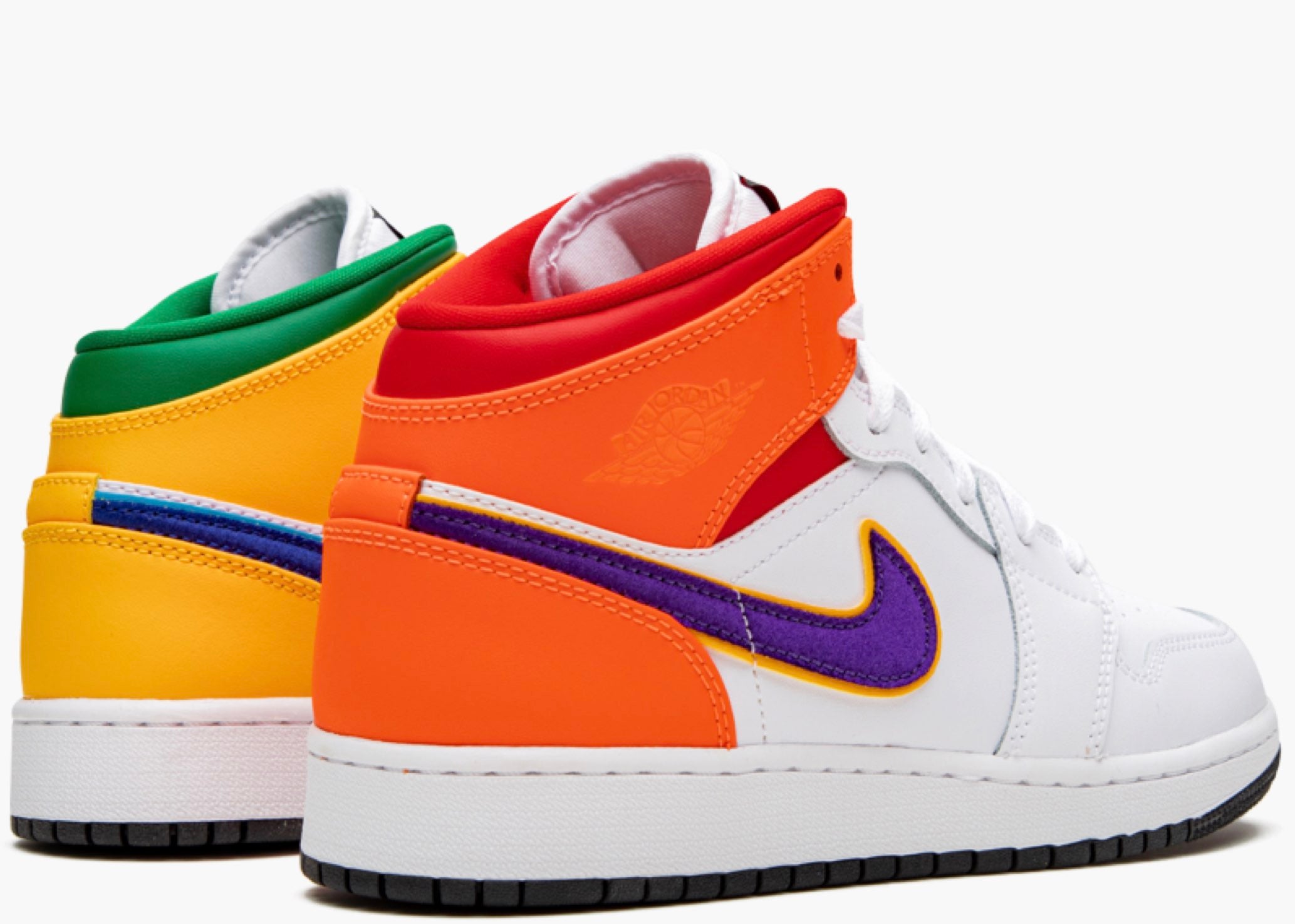 Nike Air Jordan 1 Mid Alternate Multi-Color (GS) 554725-128 Hype Clothinga Limited Edition