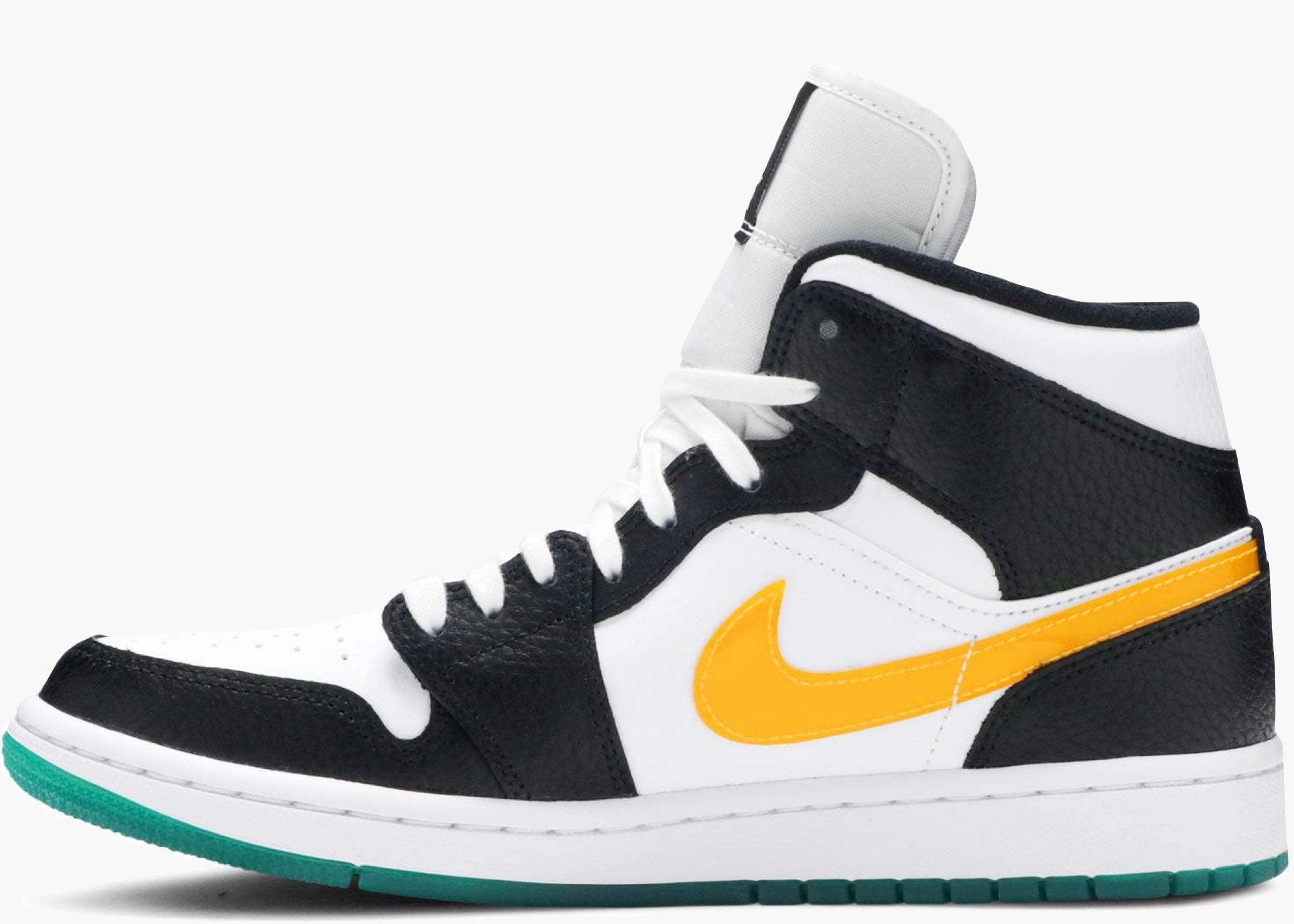 Nike Air Jordan 1 Mid Alternate Swooshes Red Yellow (W) BQ6472-063 Hype Clothinga Limited Edition