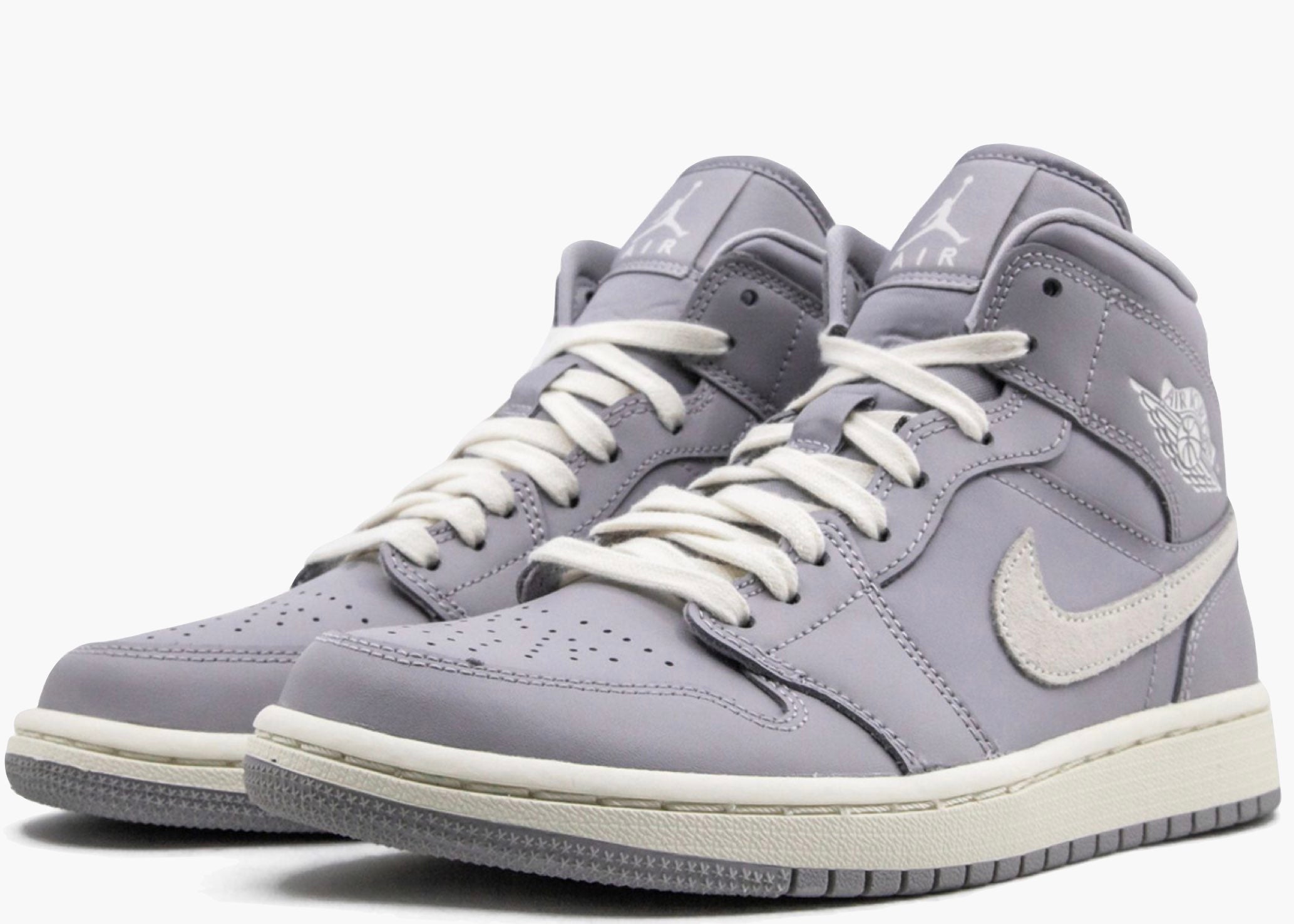 Nike Air Jordan 1 Mid Atmosphere Grey Pale Ivory (W) CD7240-002 Hype Clothinga Limited Edition