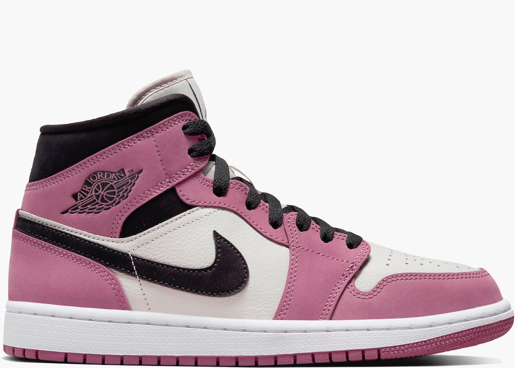 Nike Air Jordan 1 Mid Berry Pink (W) Hype Clothinga Limited Edition