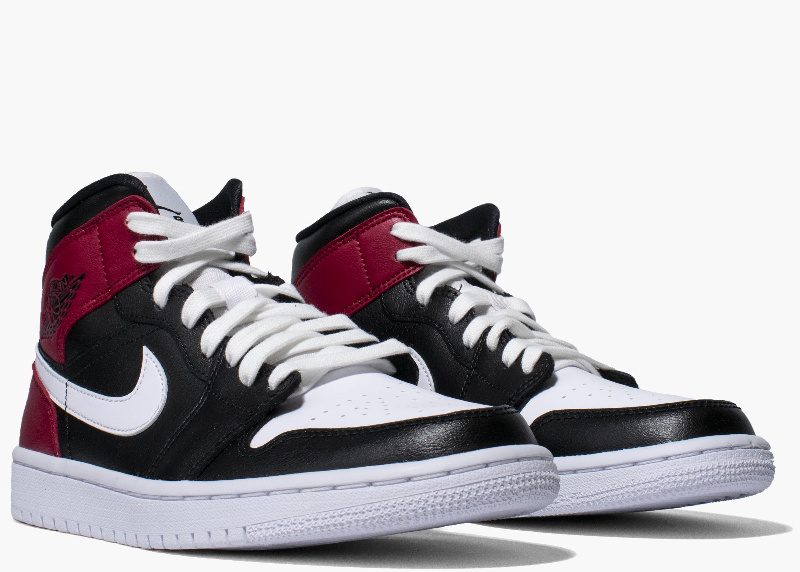 Nike Air Jordan 1 Mid Black Noble Red (w) BQ6472-016 Hype Clothinga Limited Edition