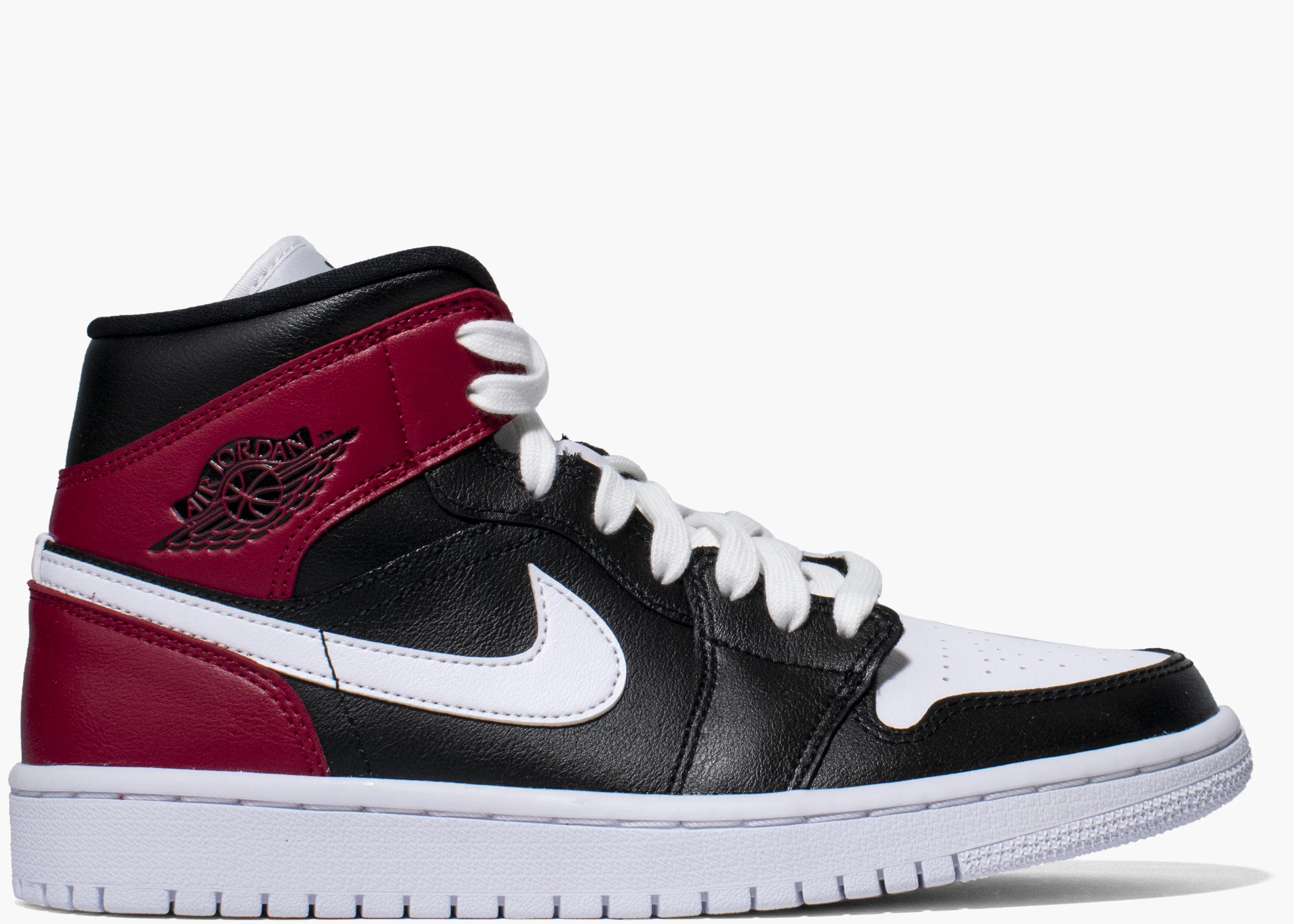 Nike Air Jordan 1 Mid Black Noble Red (w) BQ6472-016 Hype Clothinga Limited Edition
