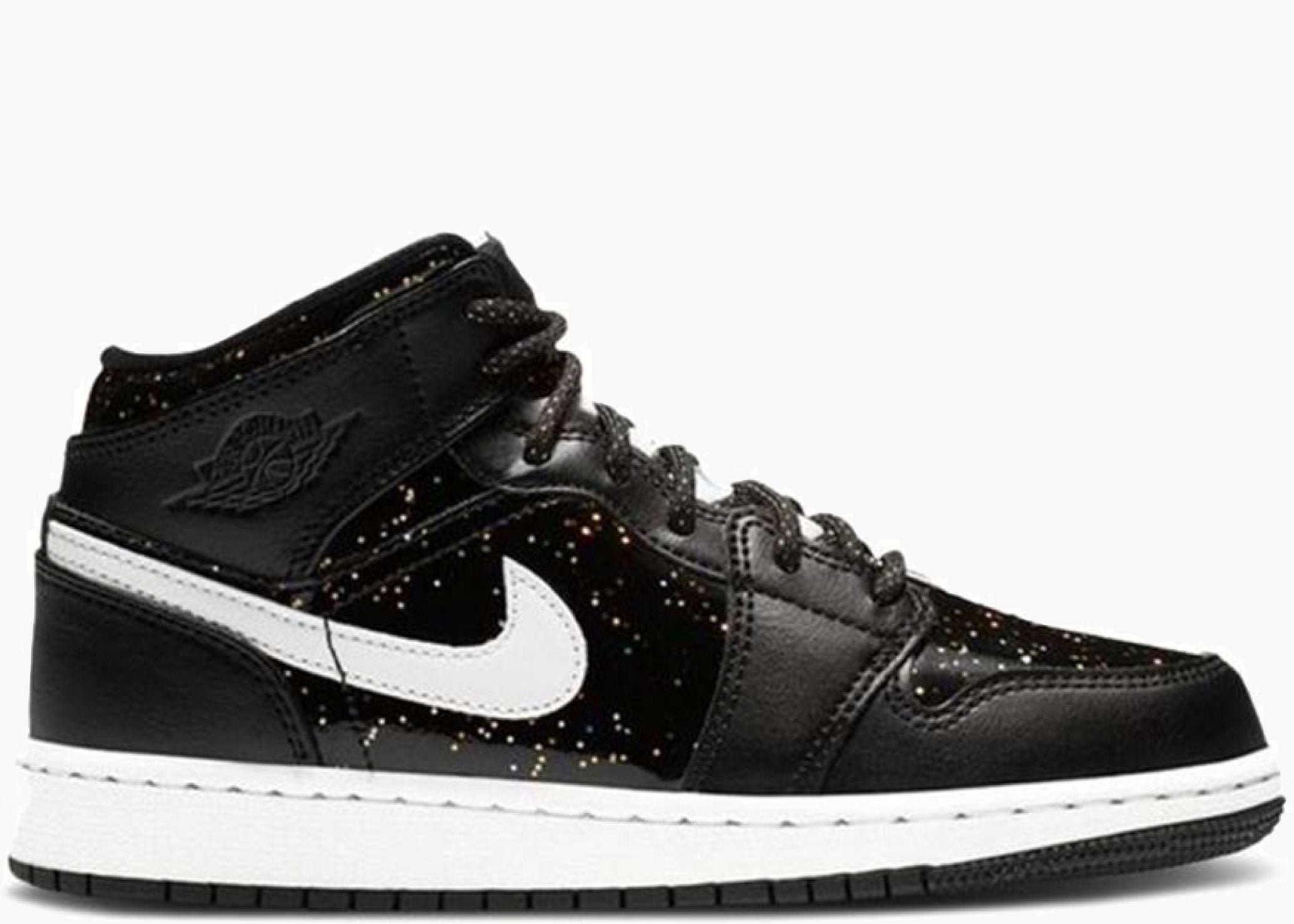 Nike Air Jordan 1 Mid Black Speckle (GS) AV5174-001 Hype Clothinga Limited Edition