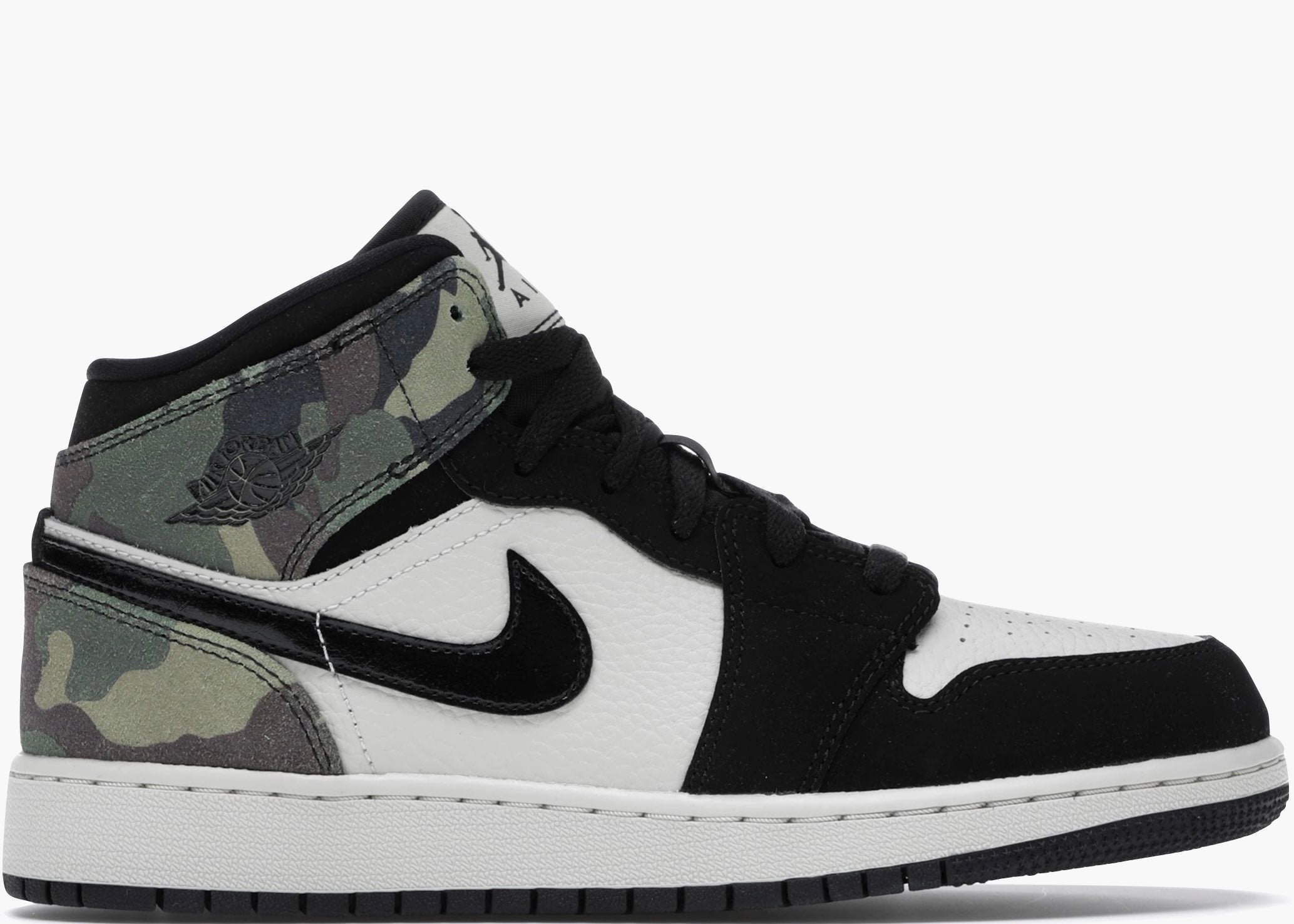 Nike Air Jordan 1 Mid Camo (gs) CW5550-001 Hype Clothinga