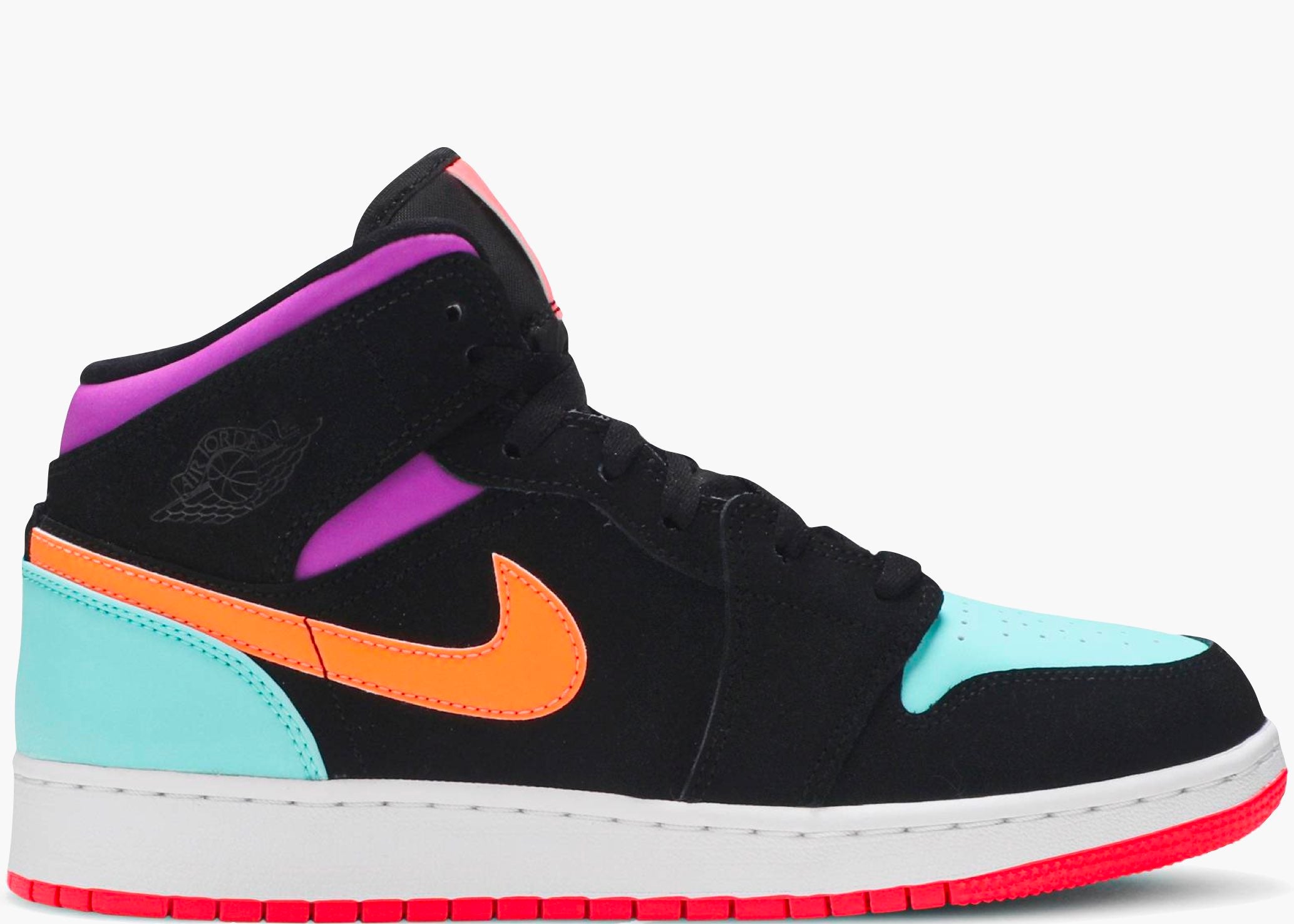 Nike Air Jordan 1 Mid Candy Multi-color (gs) 554725-083 Hype Clothinga