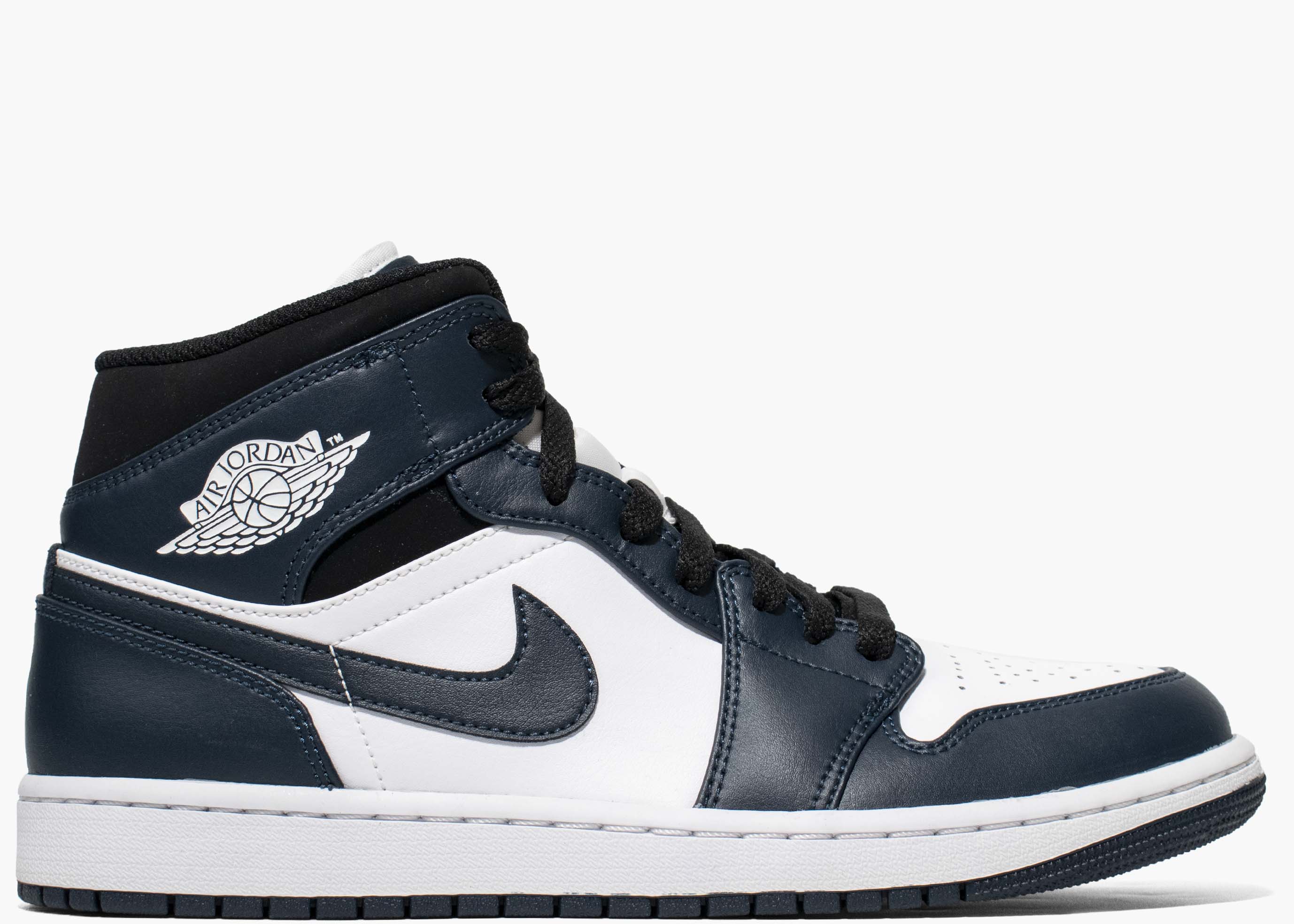 Nike Air Jordan 1 Mid Dark Teal Armony Navy  554724-411 Hype Clothinga Limited edition