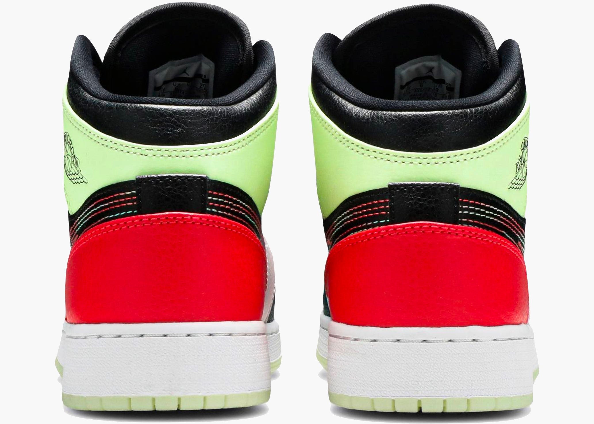 Nike Air Jordan 1 Mid Glow In The Dark (gs) AV5174-076 Hype Clothinga