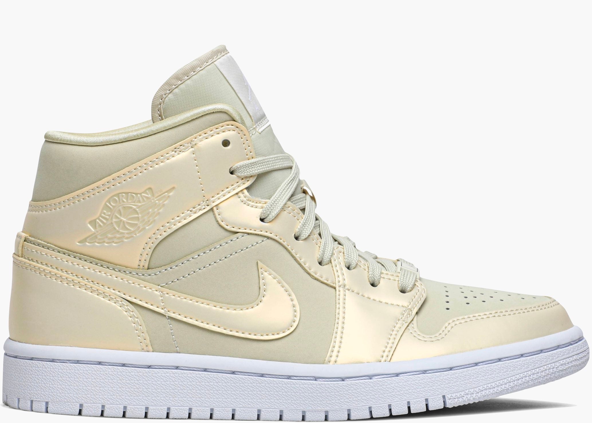 Nike Air Jordan 1 Mid Goose Feather Yellow (w) CK6587-200 Hype Clothinga