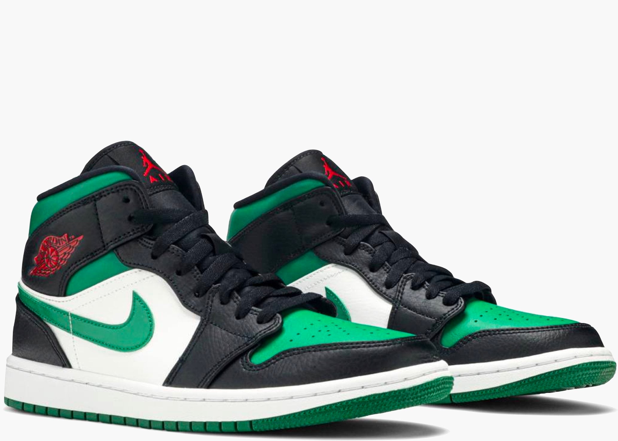 Nike Air Jordan 1 Mid Green Toe 554724-067 Hype Clothinga