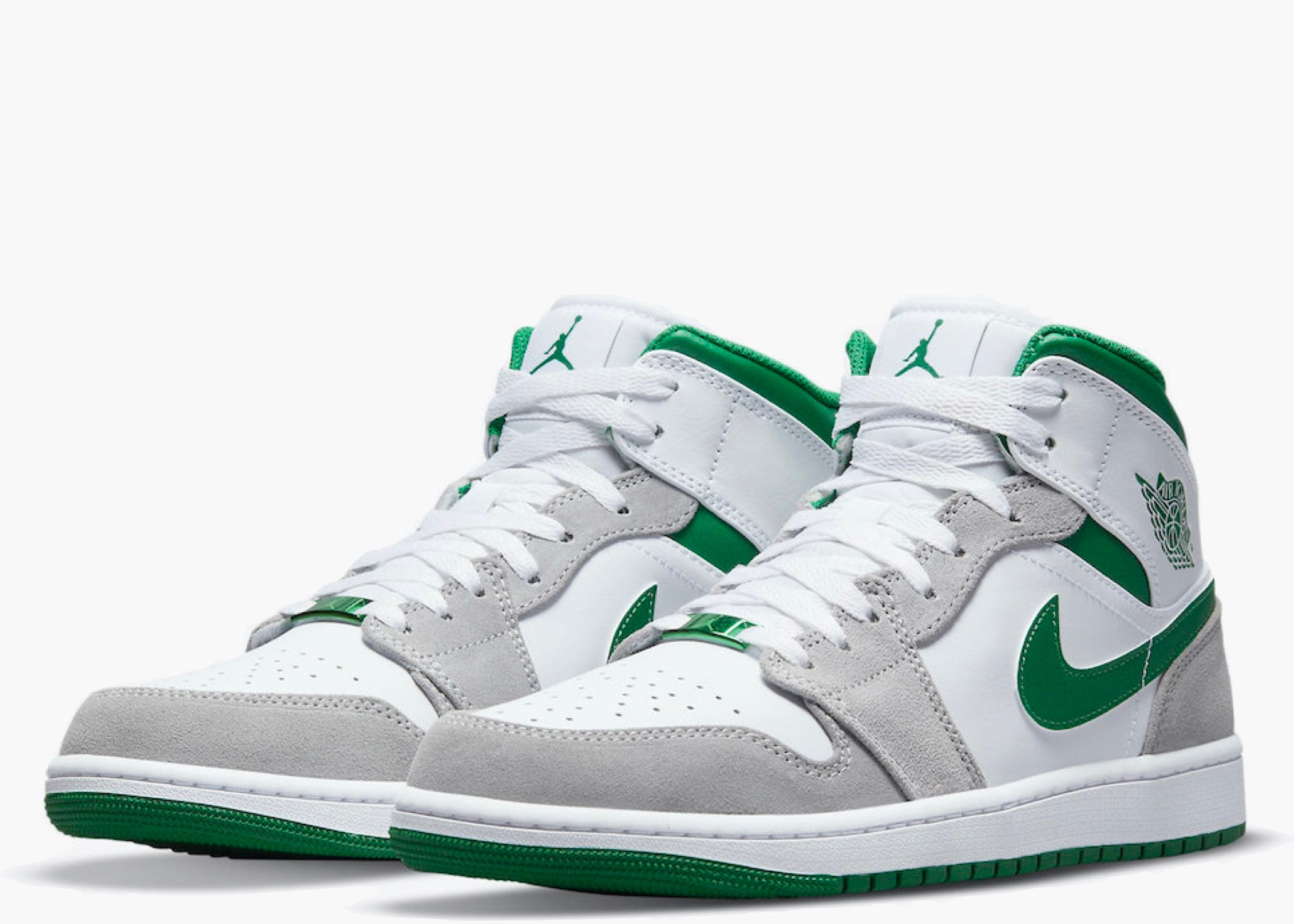 Nike Air Jordan 1 Mid Grey Green