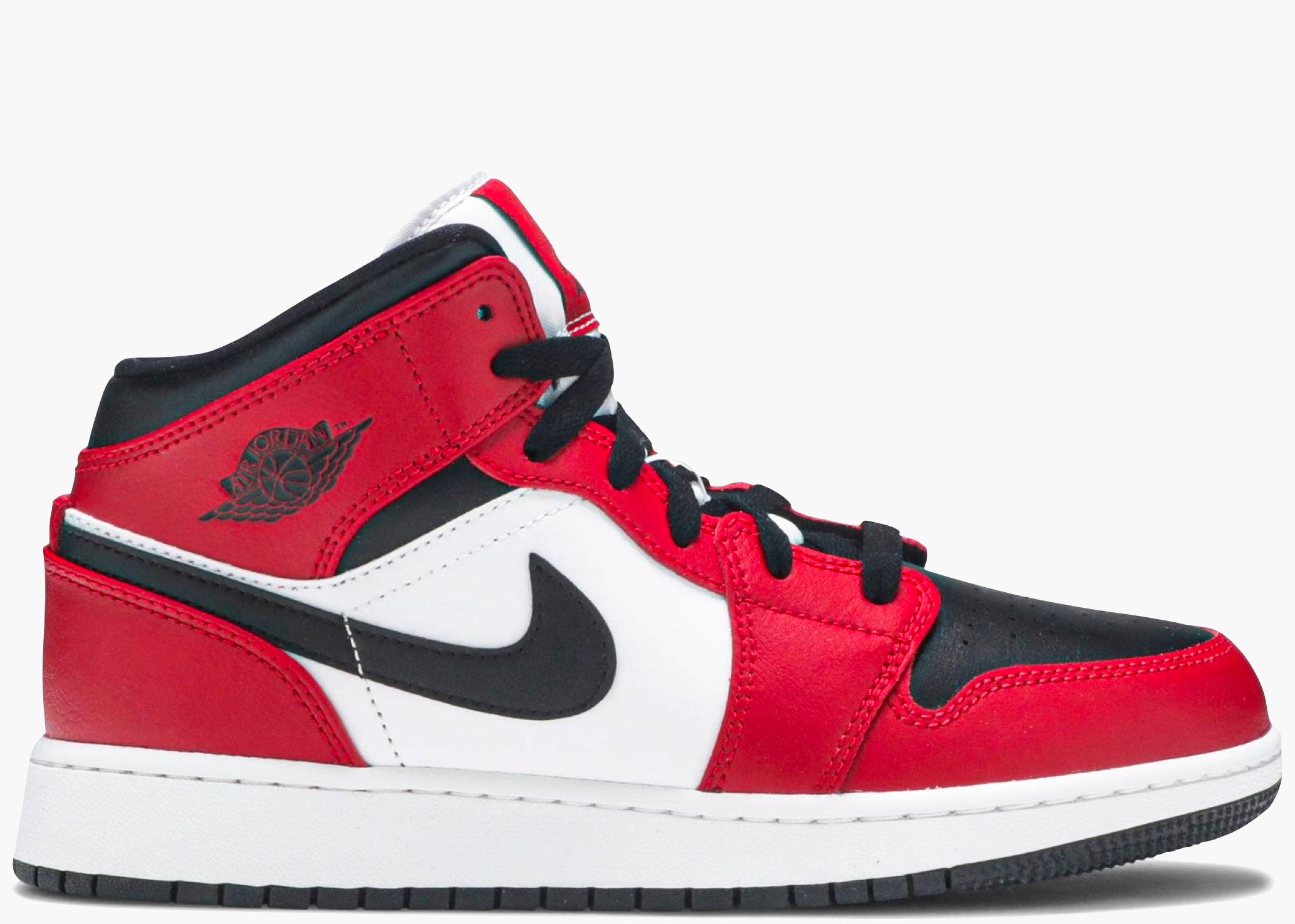 Nike Air Jordan 1 Mid Gs Chicago 554725-069 Hype Clothinga 