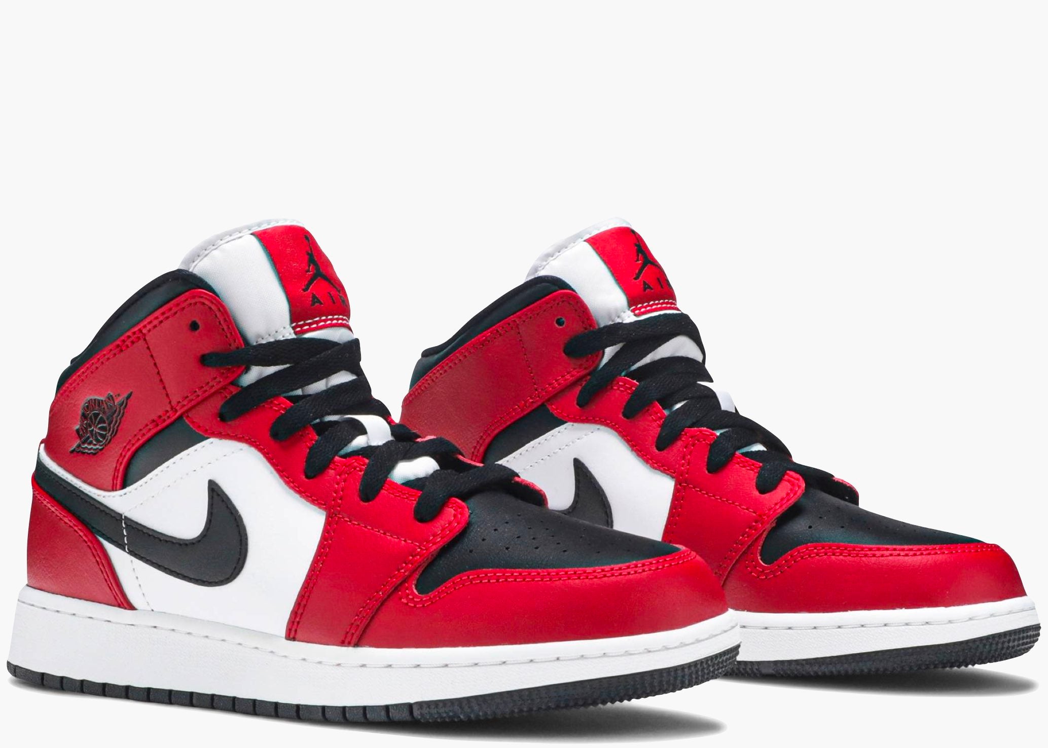 Nike Air Jordan 1 Mid Gs Chicago 554725-069 Hype Clothinga 