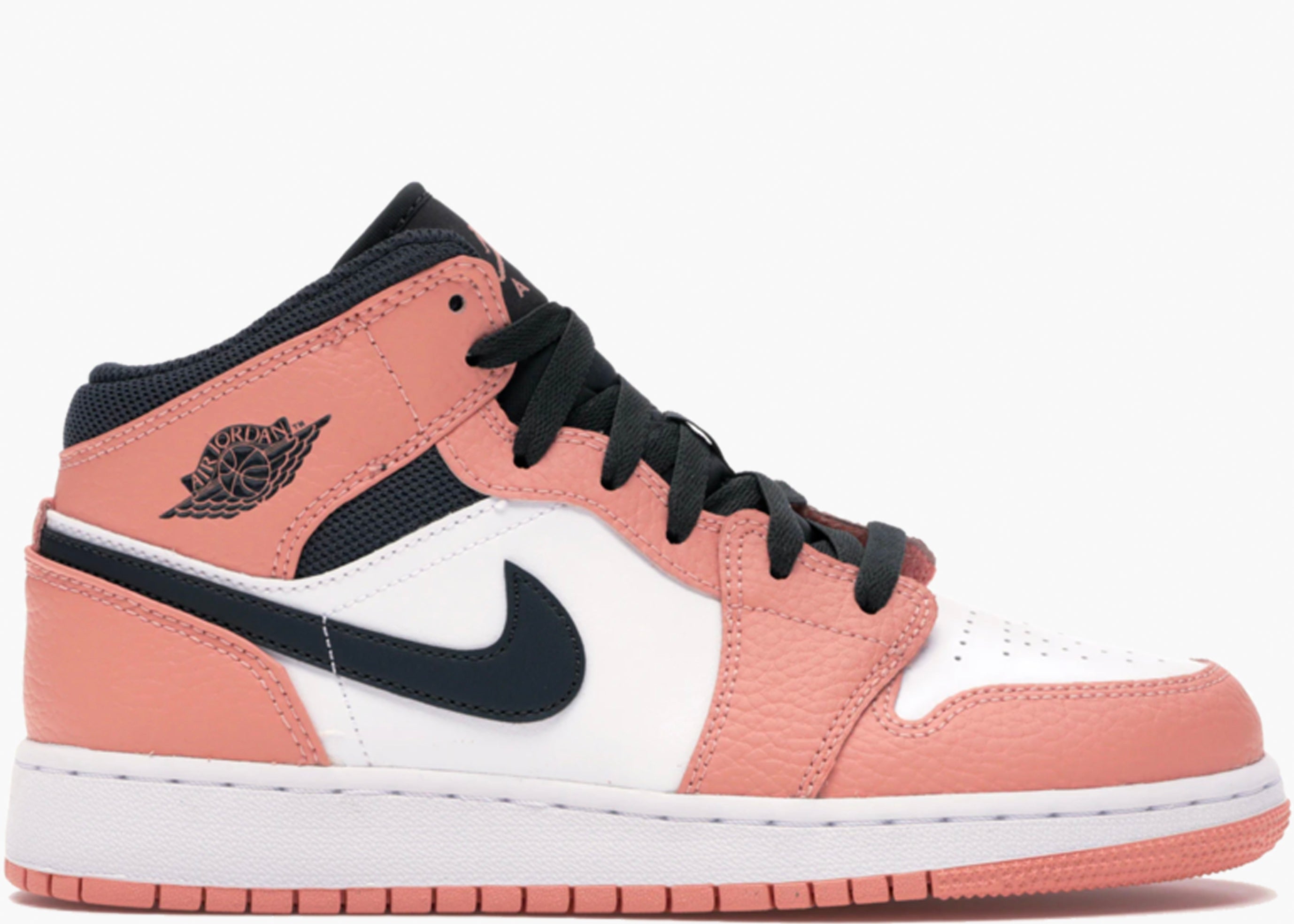 Nike Air Jordan 1 Mid Gs Pink Quartz 555112-603 Hype Clothinga Limited Edition