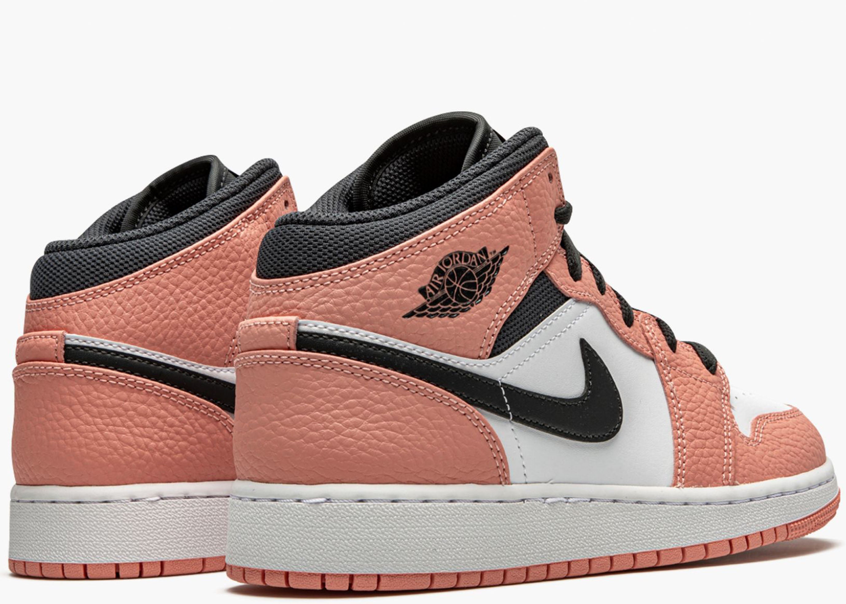 Nike Air Jordan 1 Mid Gs Pink Quartz 555112-603 Hype Clothinga Limited Edition