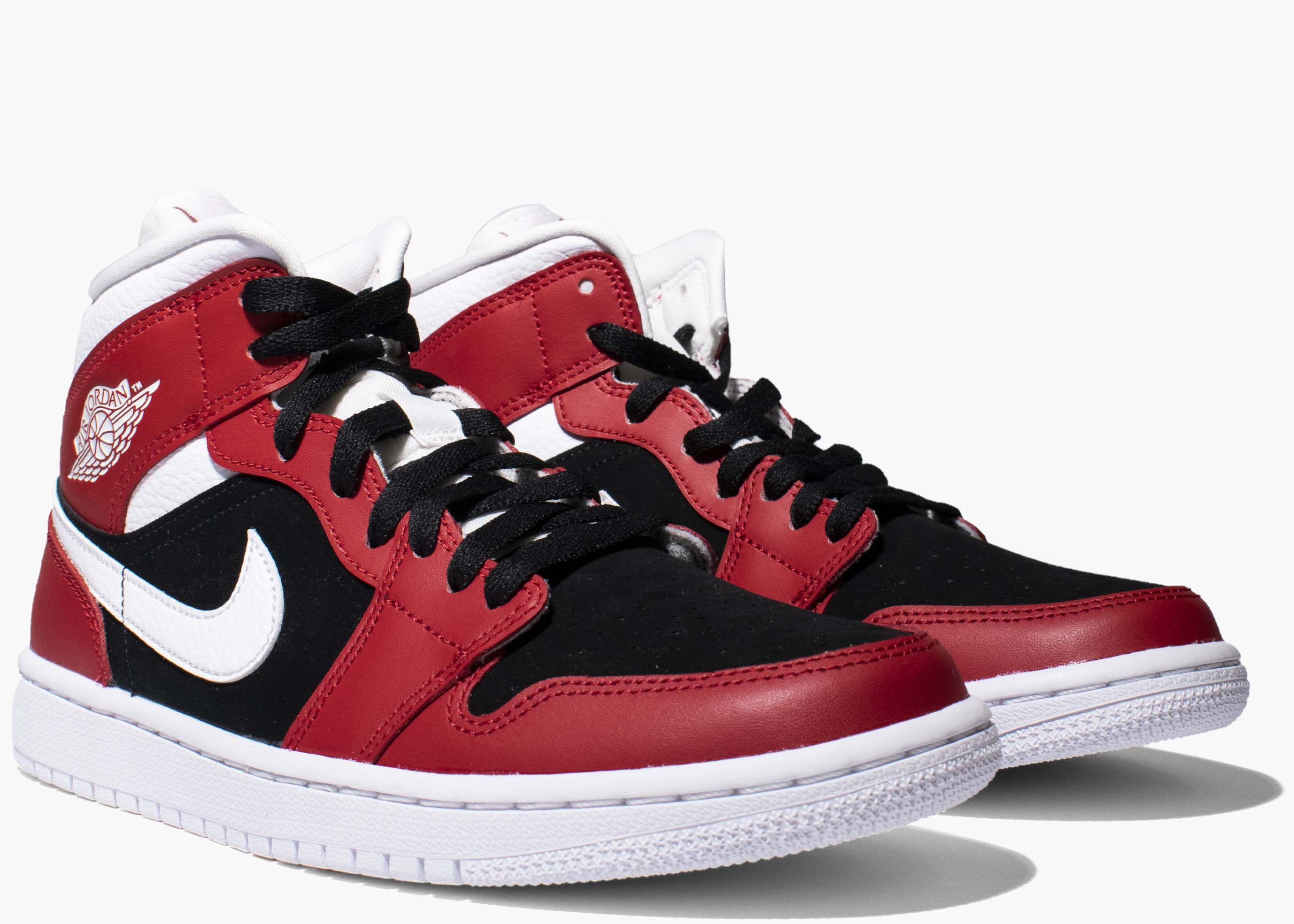 Nike Air Jordan 1 Mid Gym Red Black (W) BQ6472-601 Hype Clothinga Limited Edition