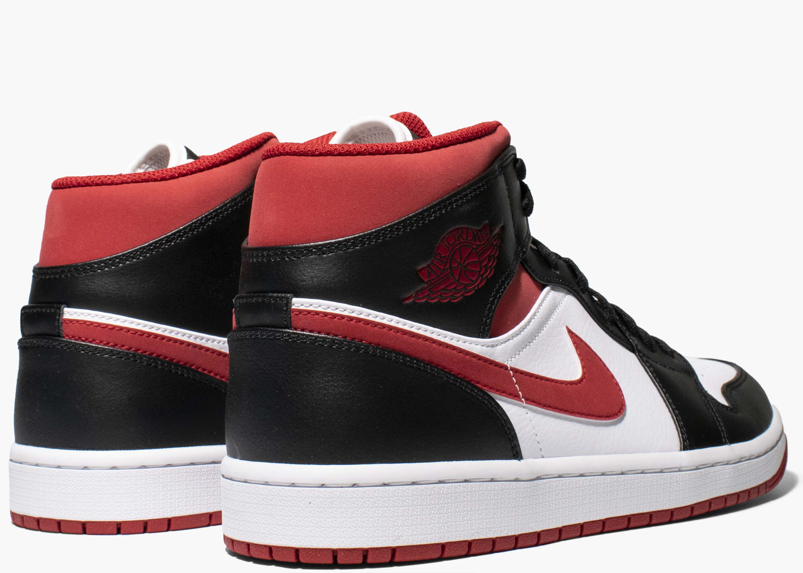 Nike Air Jordan 1 Mid Gym Red Black White 554724-122 Hype Clothinga Limited Edition