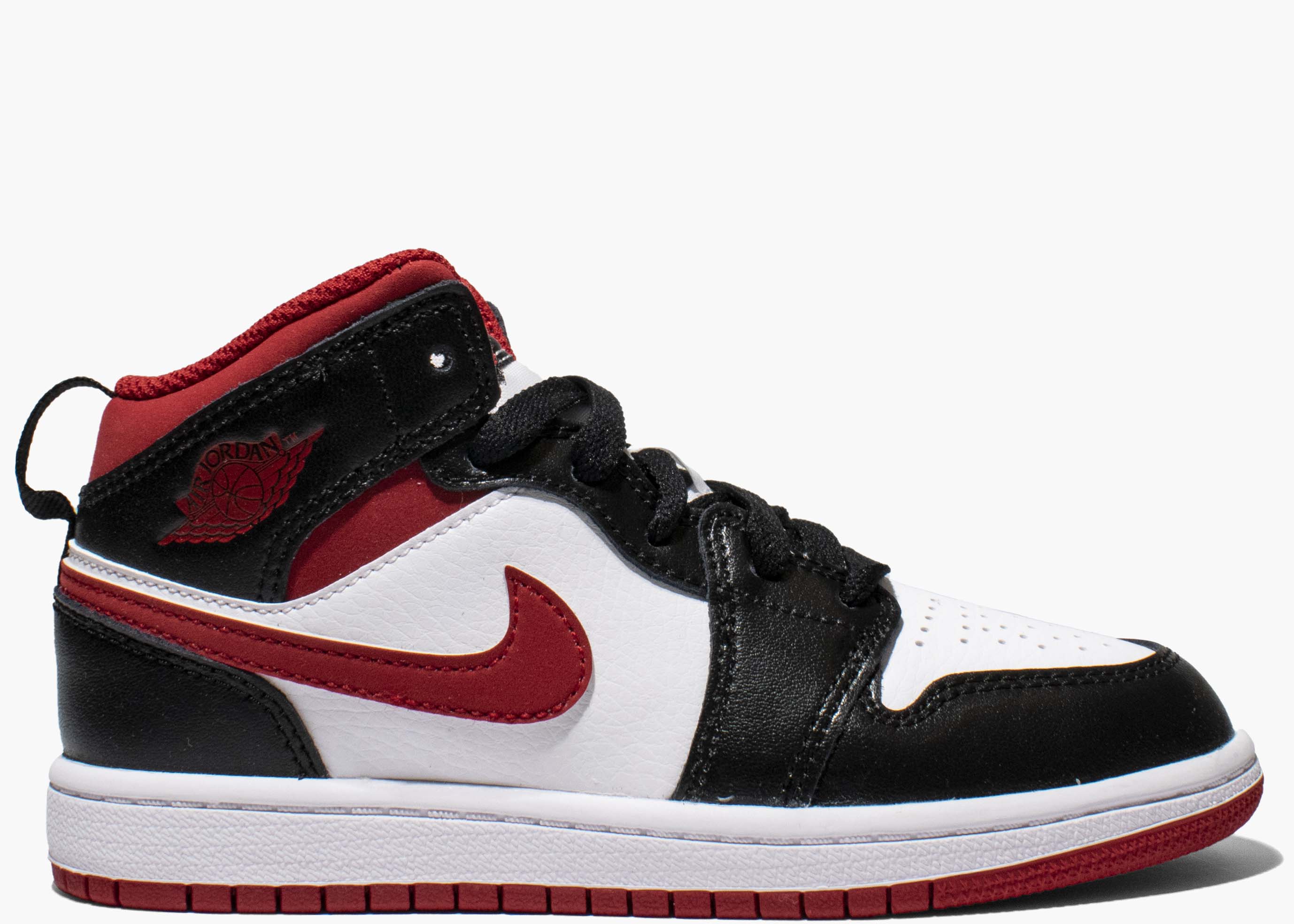 Nike Air Jordan 1 Mid Gym Red Black White (PS) 640734-122 Hype Clothinga Limited Edition
