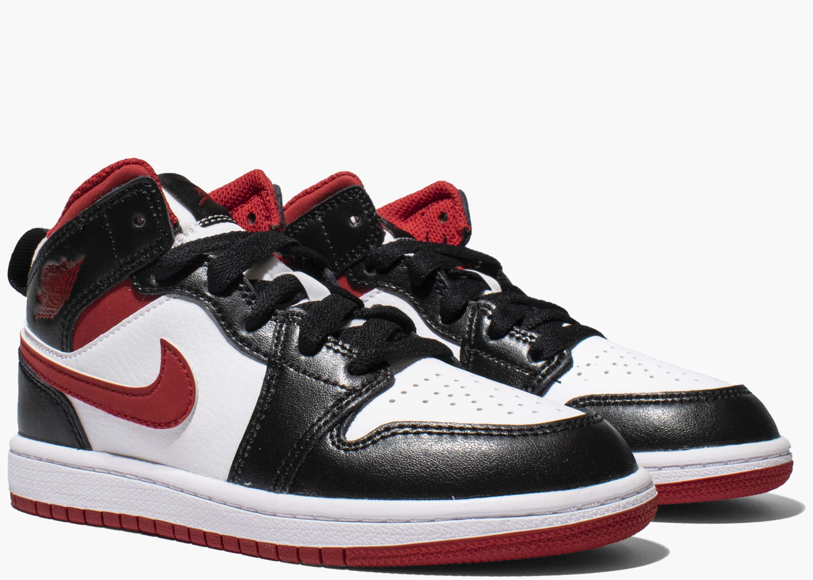 Nike Air Jordan 1 Mid Gym Red Black White (PS) 640734-122 Hype Clothinga Limited Edition