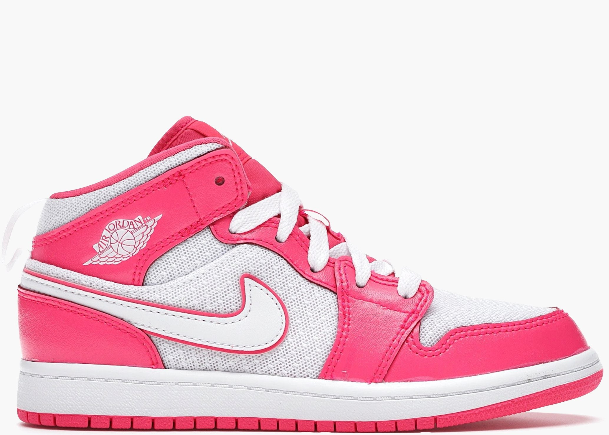 Nike Air Jordan 1 Mid Hyper Pink White (PS) 640737-611 Hype Clothinga