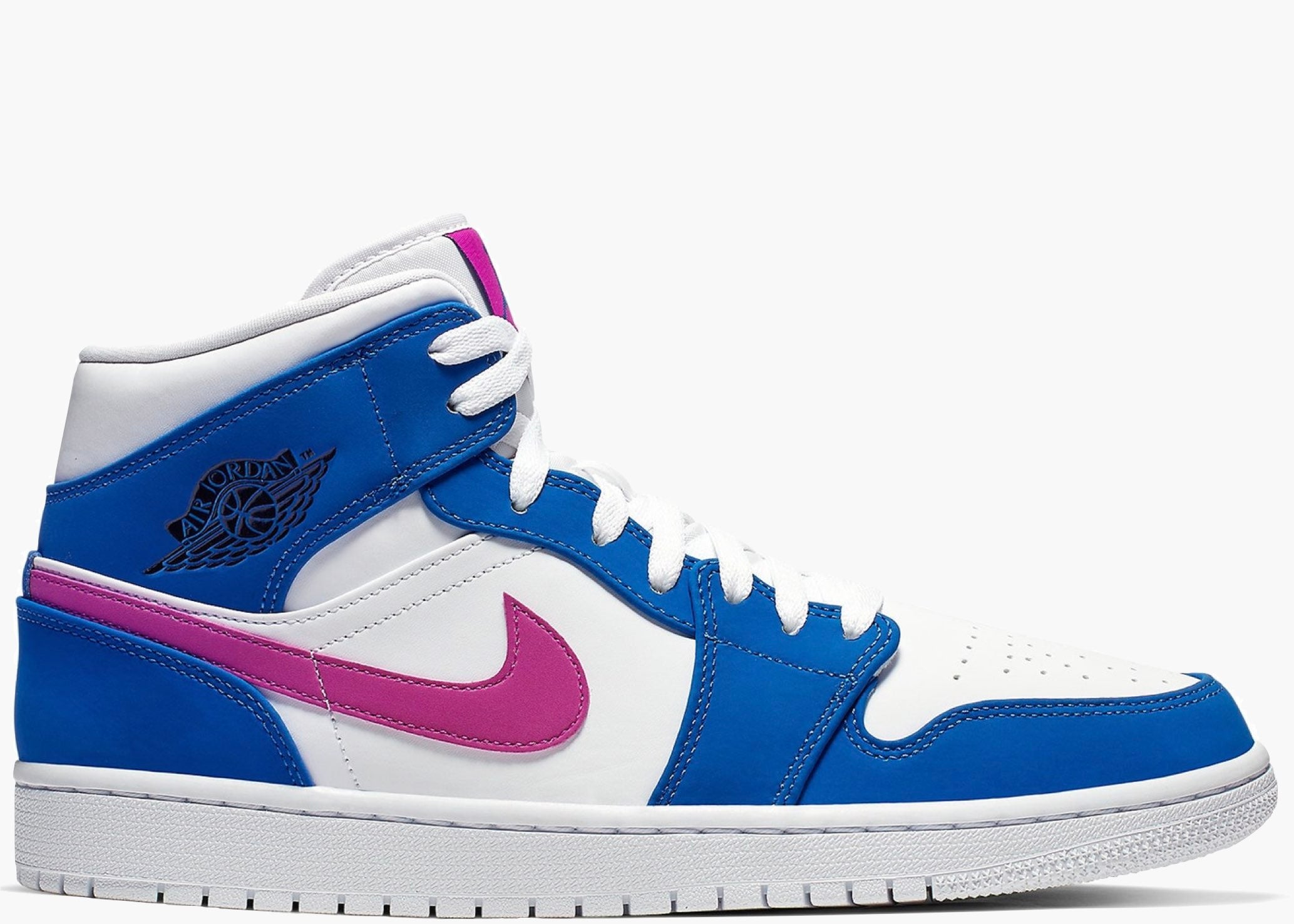 Nike Air Jordan 1 Mid Hyper Royal Hyper Violet 554724-451 Hype Clothinga Limited Edition