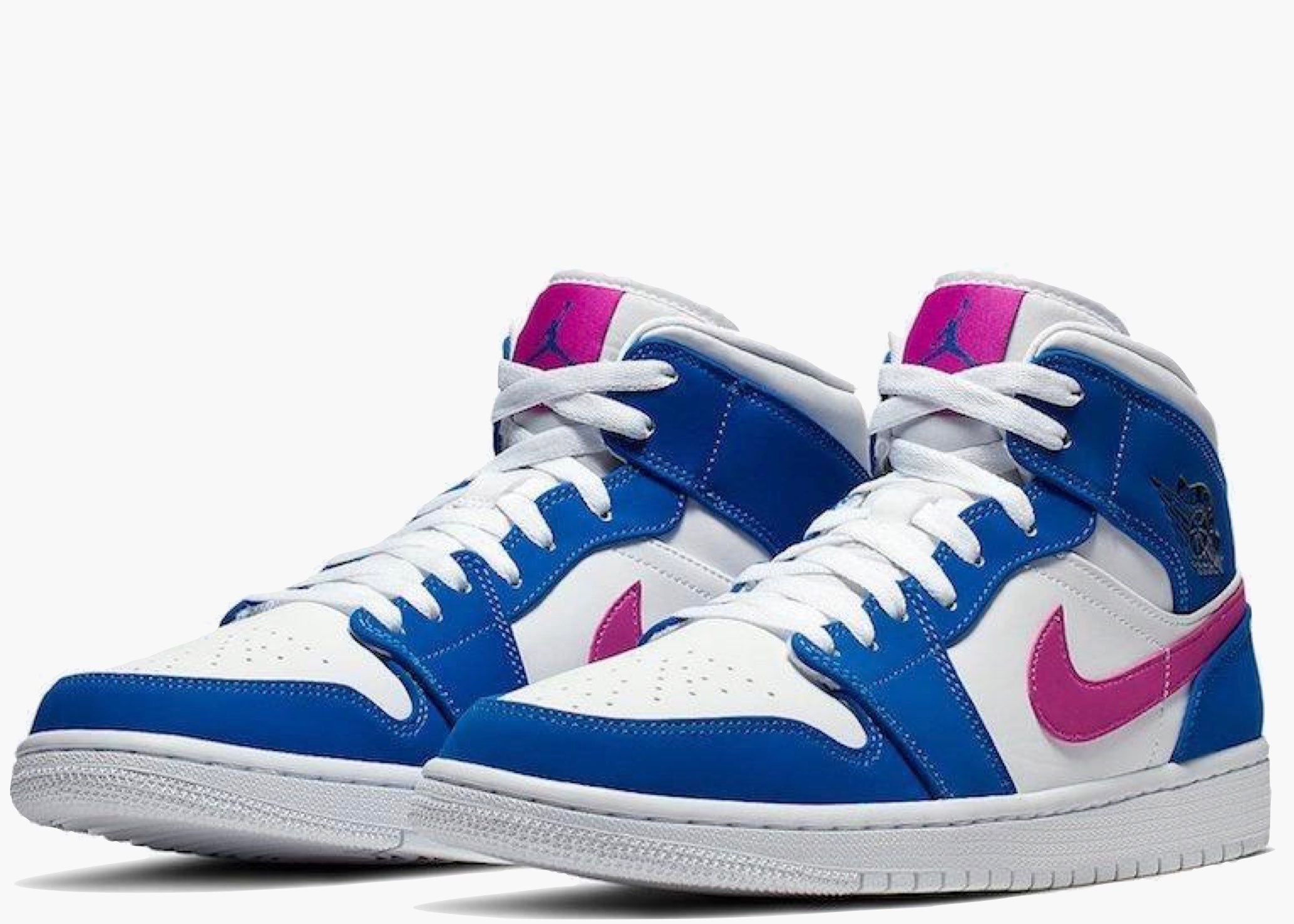 Nike Air Jordan 1 Mid Hyper Royal Hyper Violet 554724-451 Hype Clothinga Limited Edition