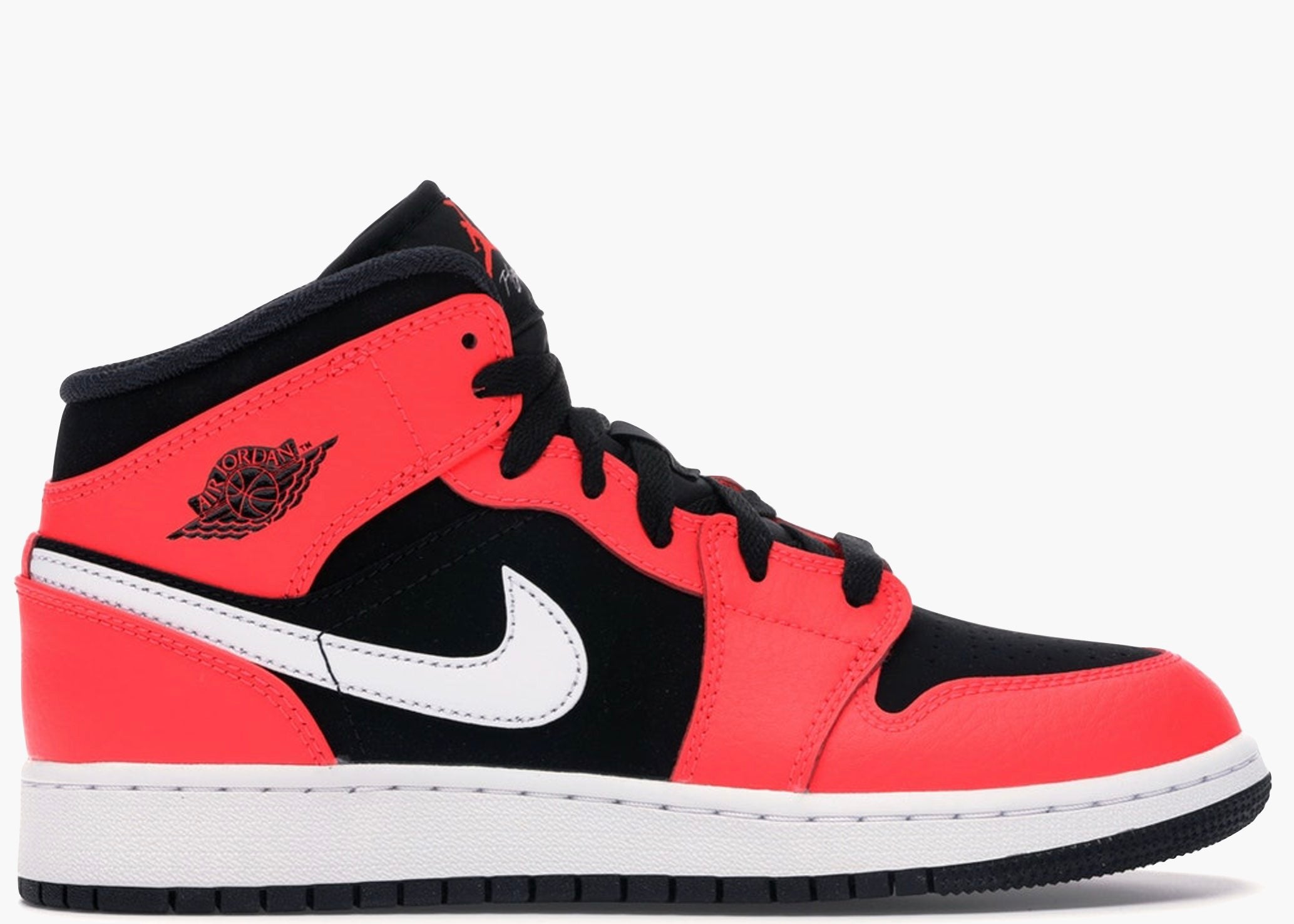 Nike Air Jordan 1 Mid Infrared 23 (GS)  554725-061 Hype Clothinga Limited Edition