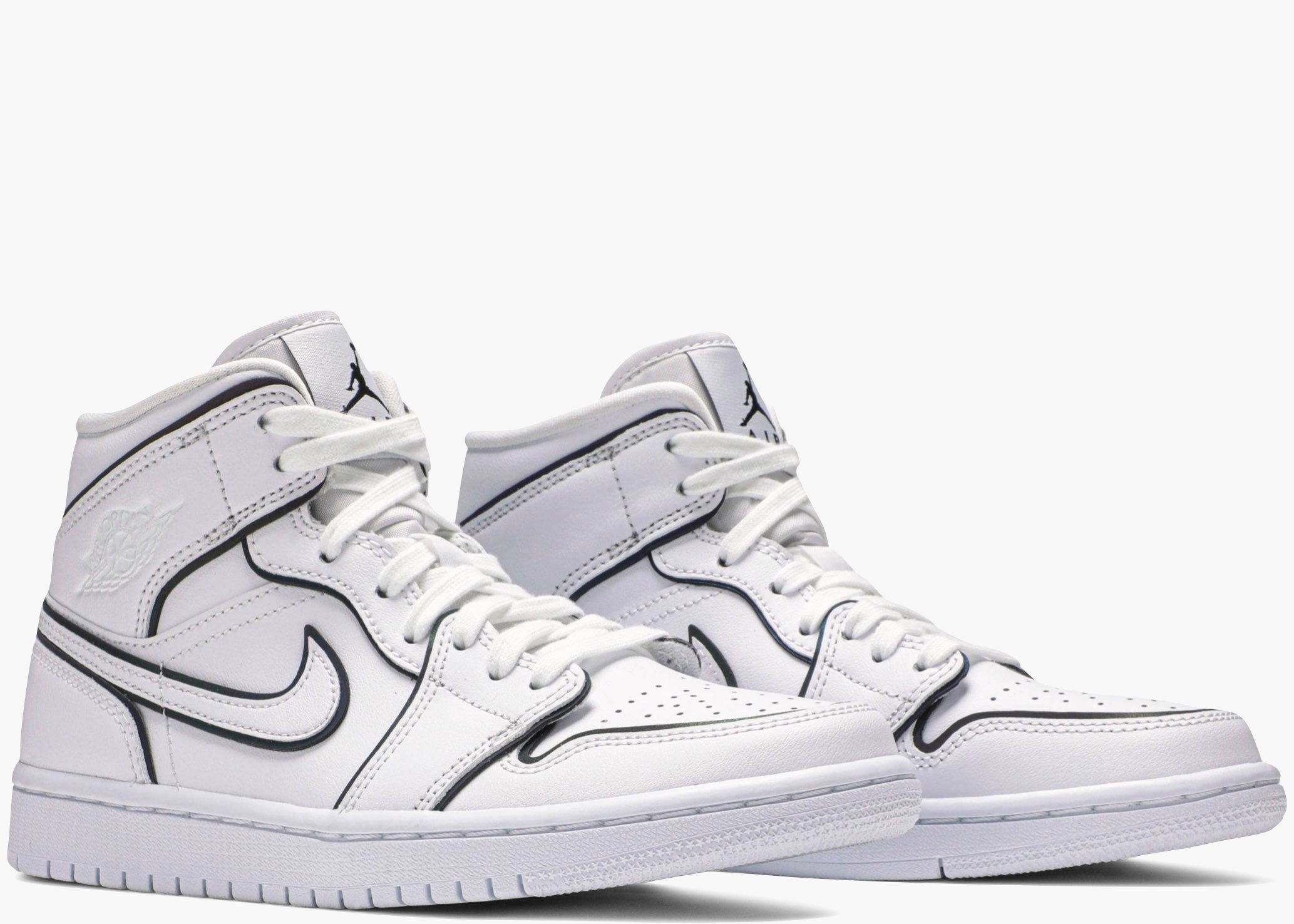 Nike Air Jordan 1 Mid Iridescent Reflective White (w)