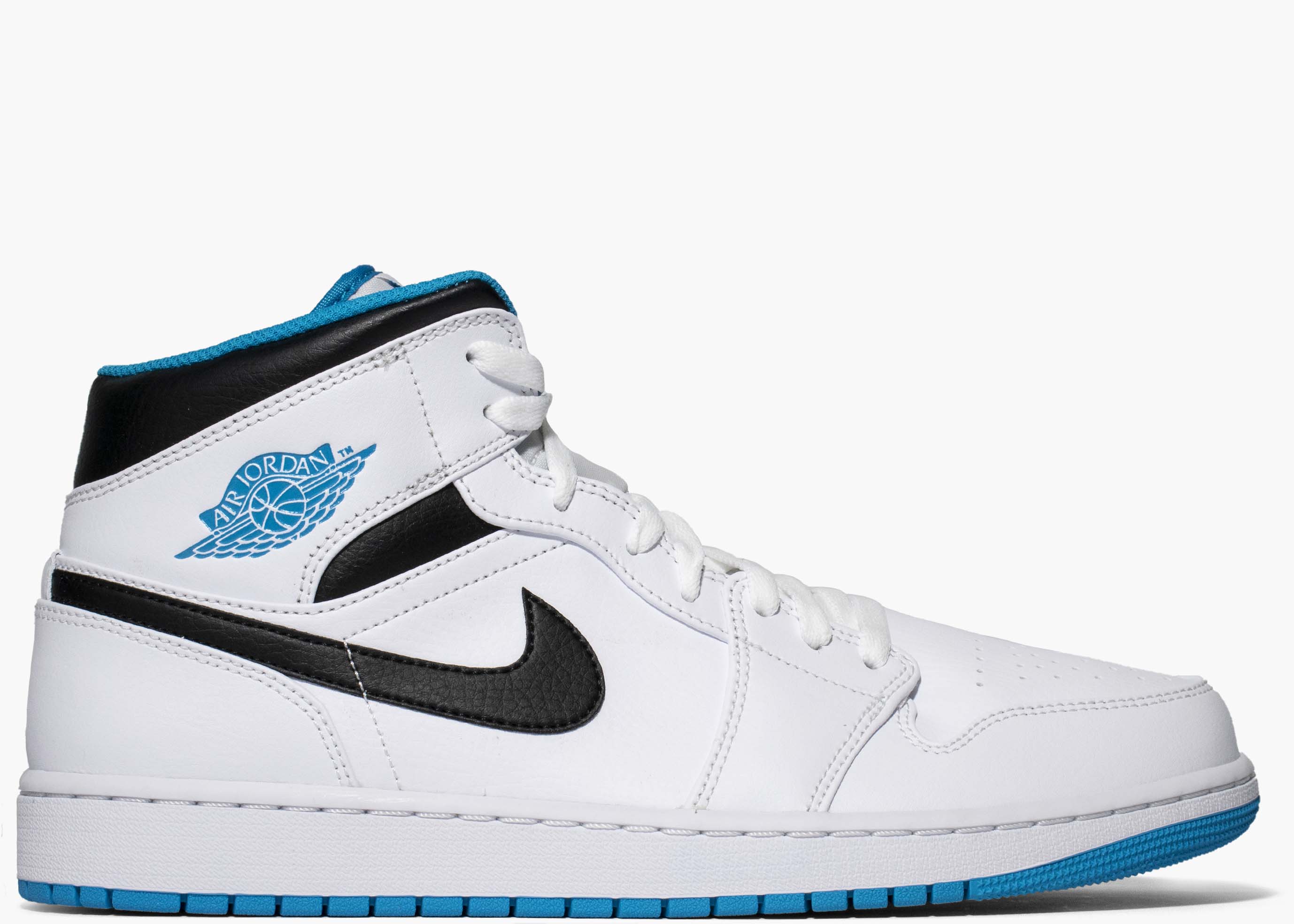 Nike Air Jordan 1 Mid Laser Blue 554724-141 Hype Clothinga Limited Edition