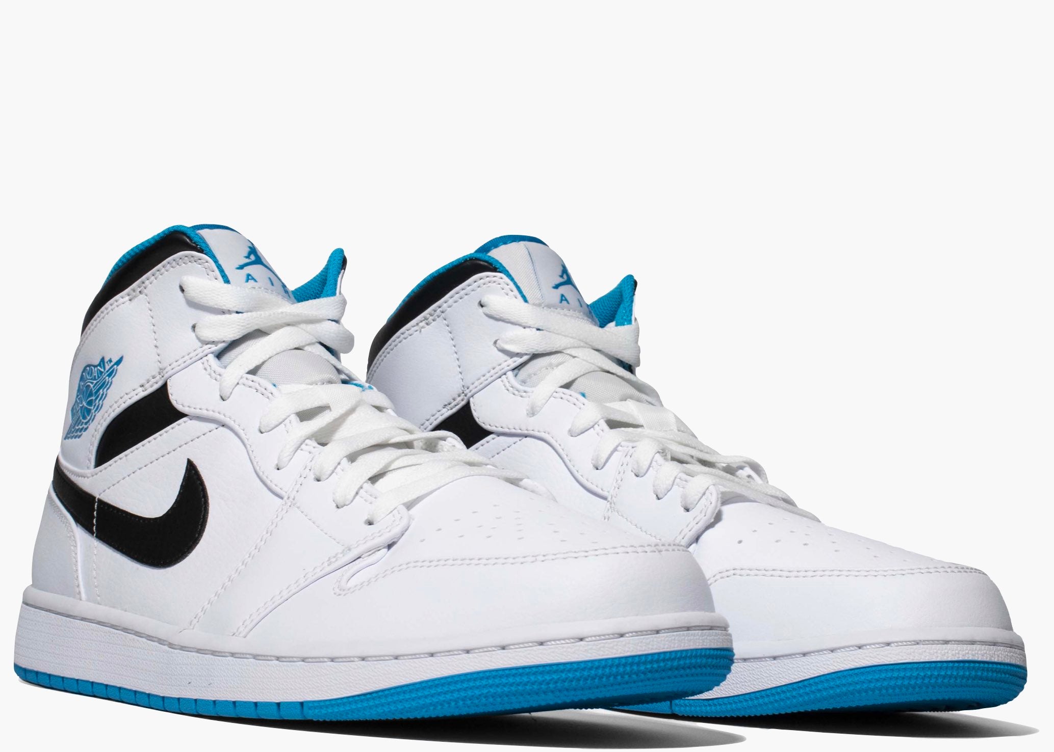 Nike Air Jordan 1 Mid Laser Blue 554724-141 Hype Clothinga Limited Edition