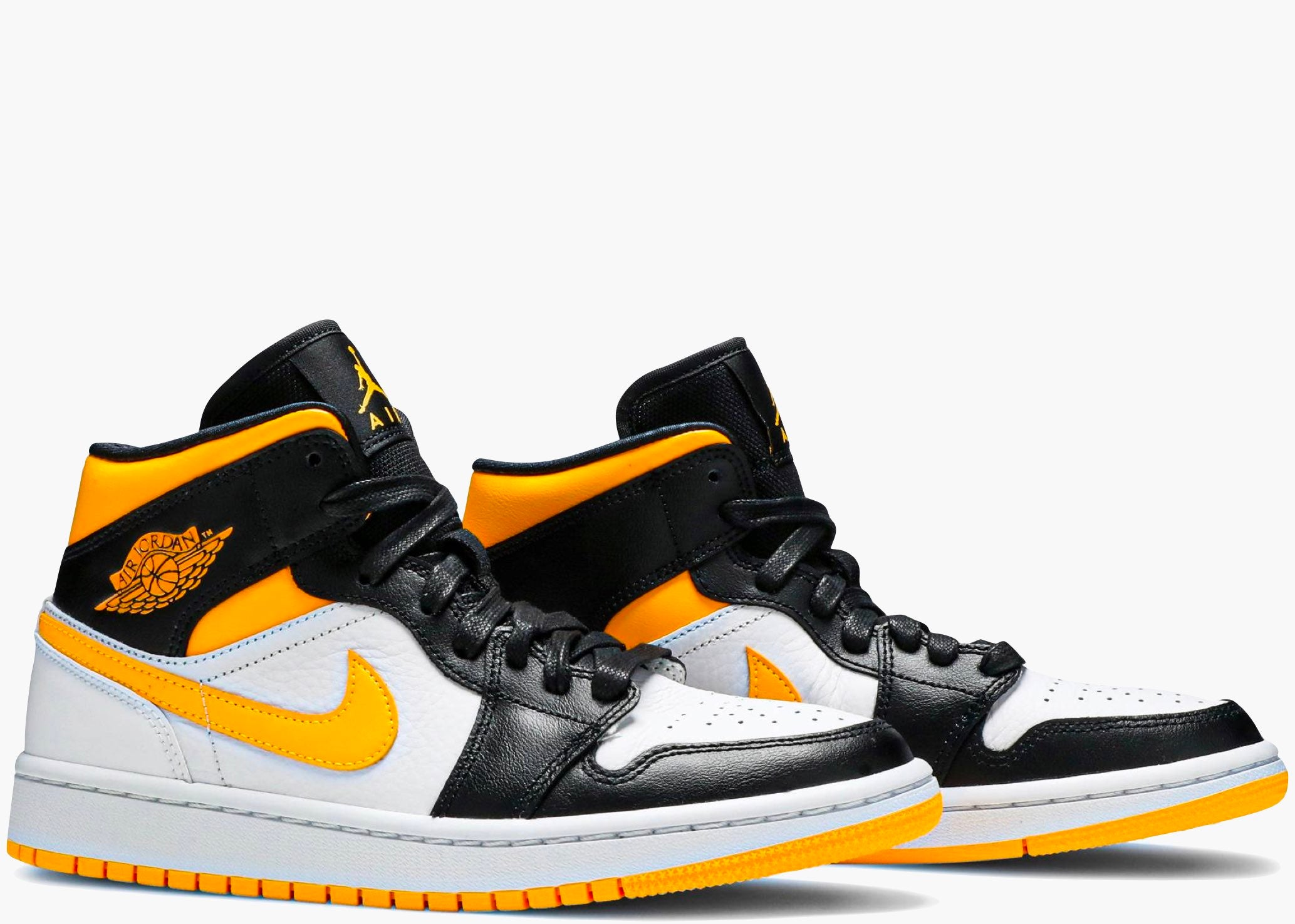 Nike Air Jordan 1 Mid Laser Orange Black (w) CV5276-107 Hype Clothinga
